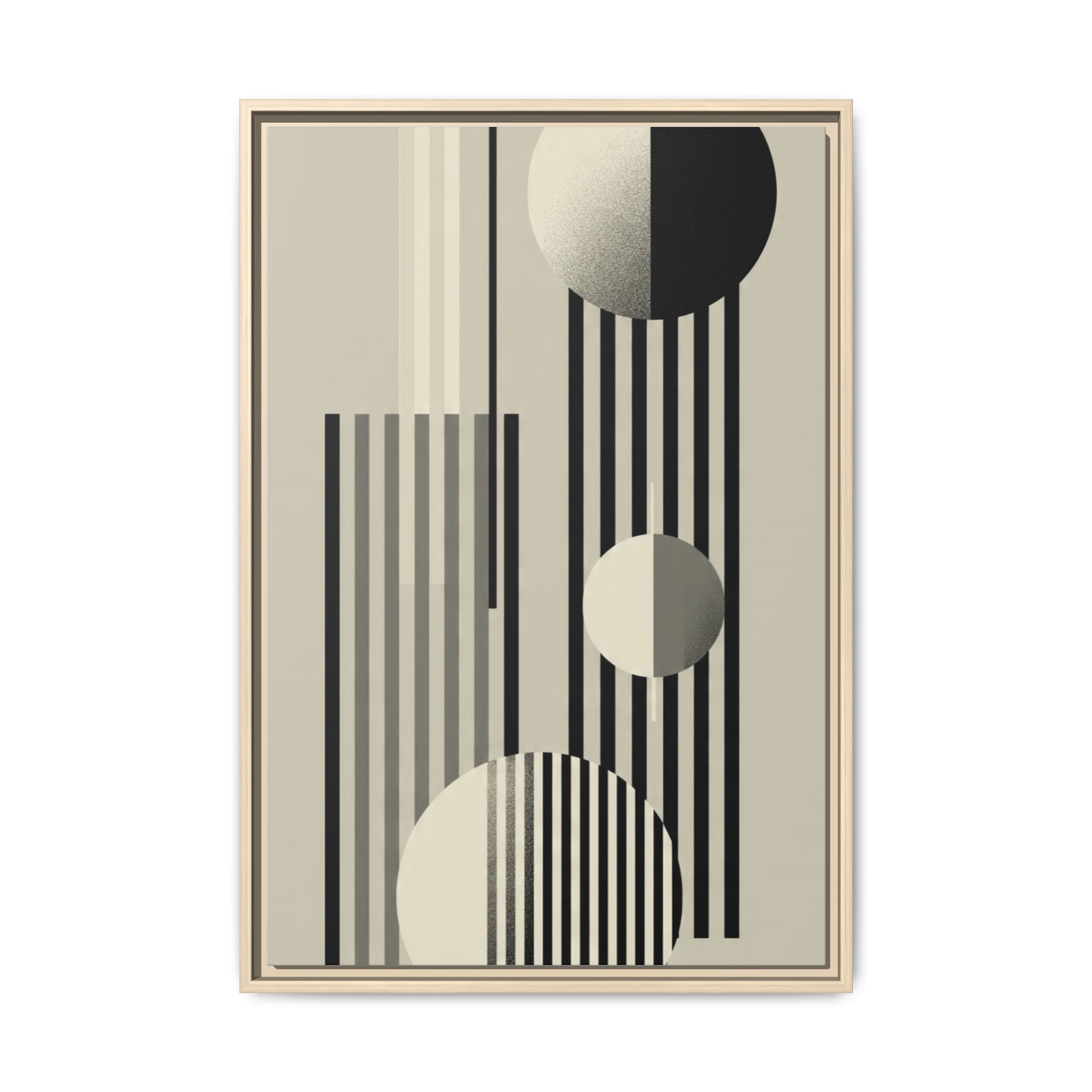 Abstract Geometric Canvas Print — Framed Matte Wall Art - Image 133