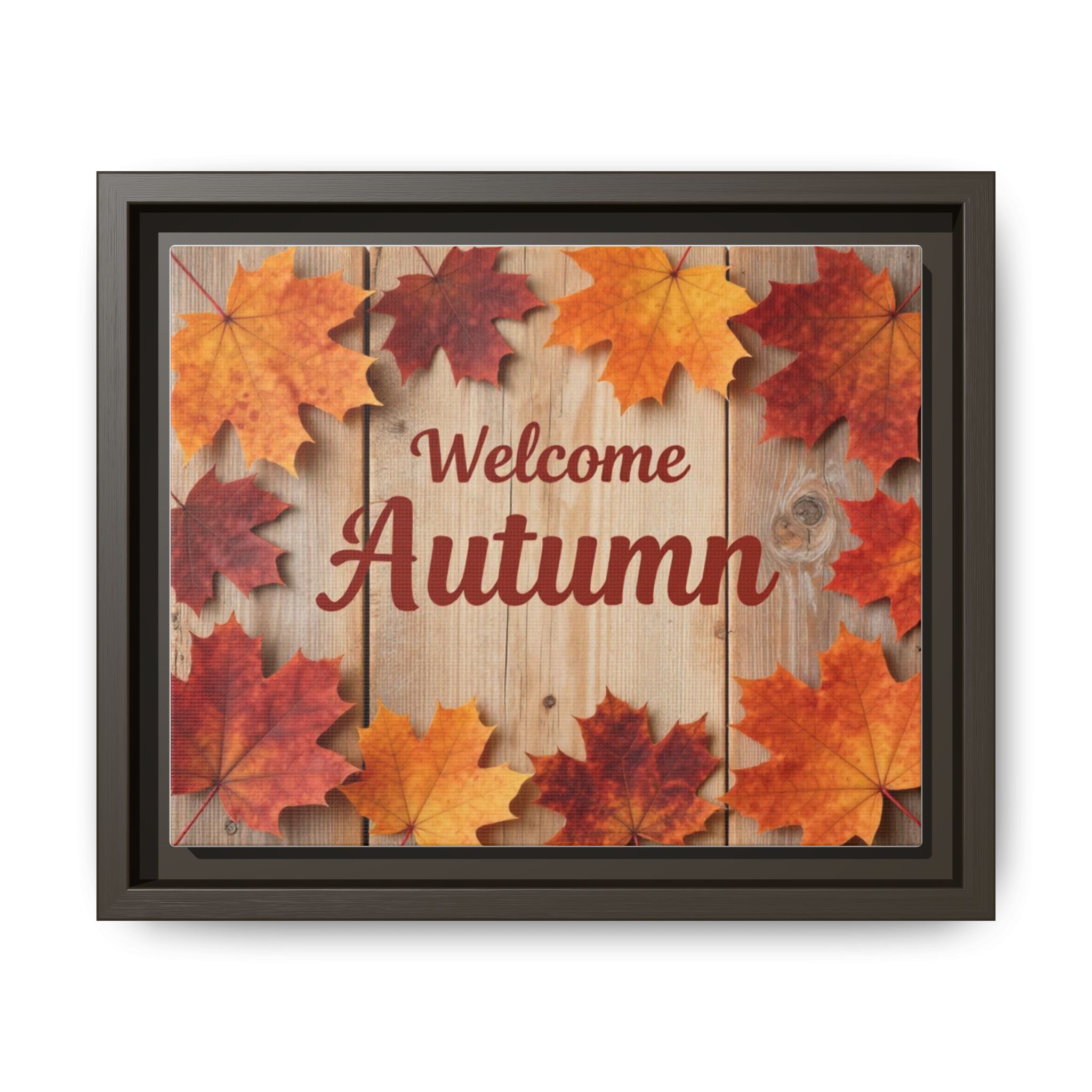 Welcome Autumn Framed Canvas Wall Art - Image 249
