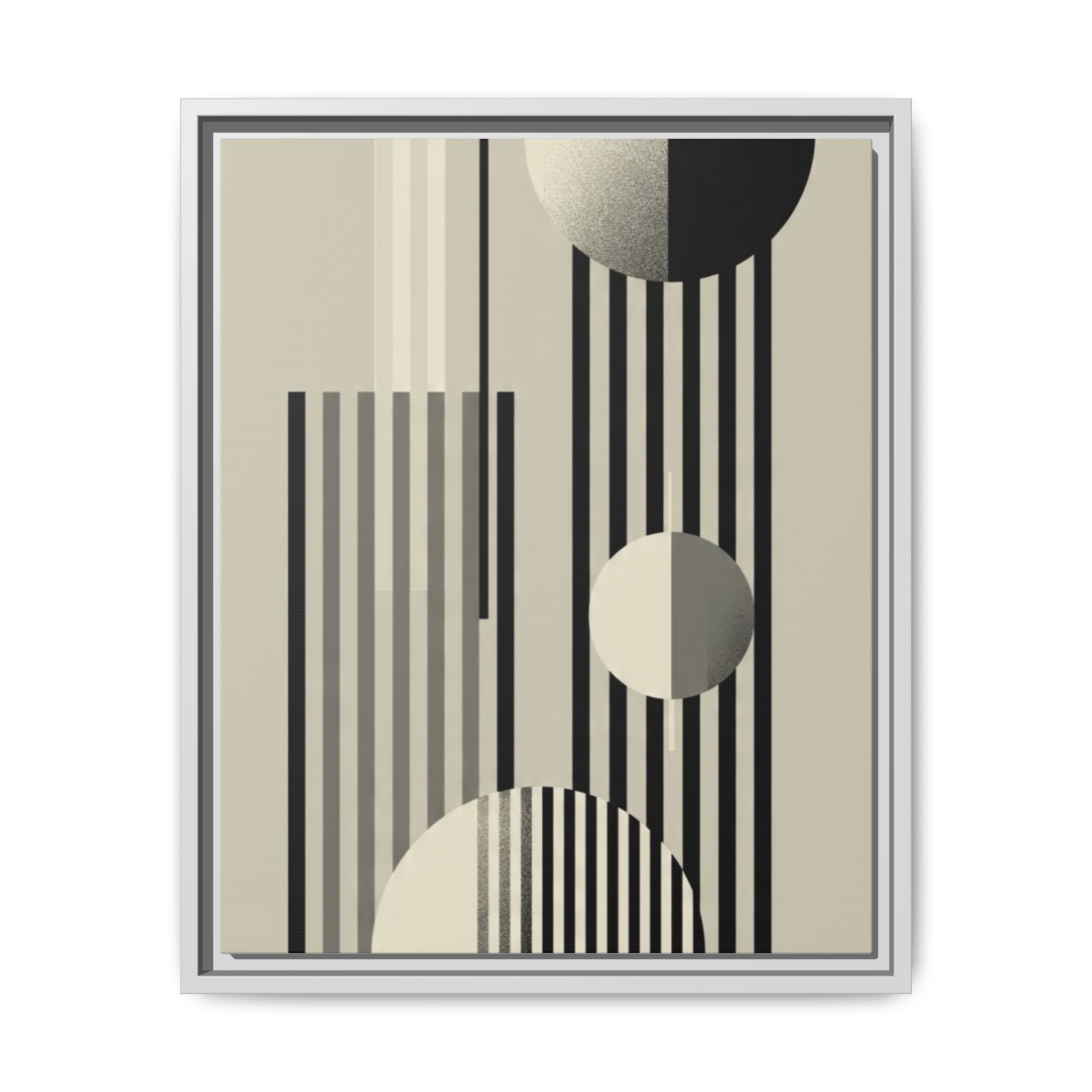 Abstract Geometric Canvas Print — Framed Matte Wall Art - Image 165