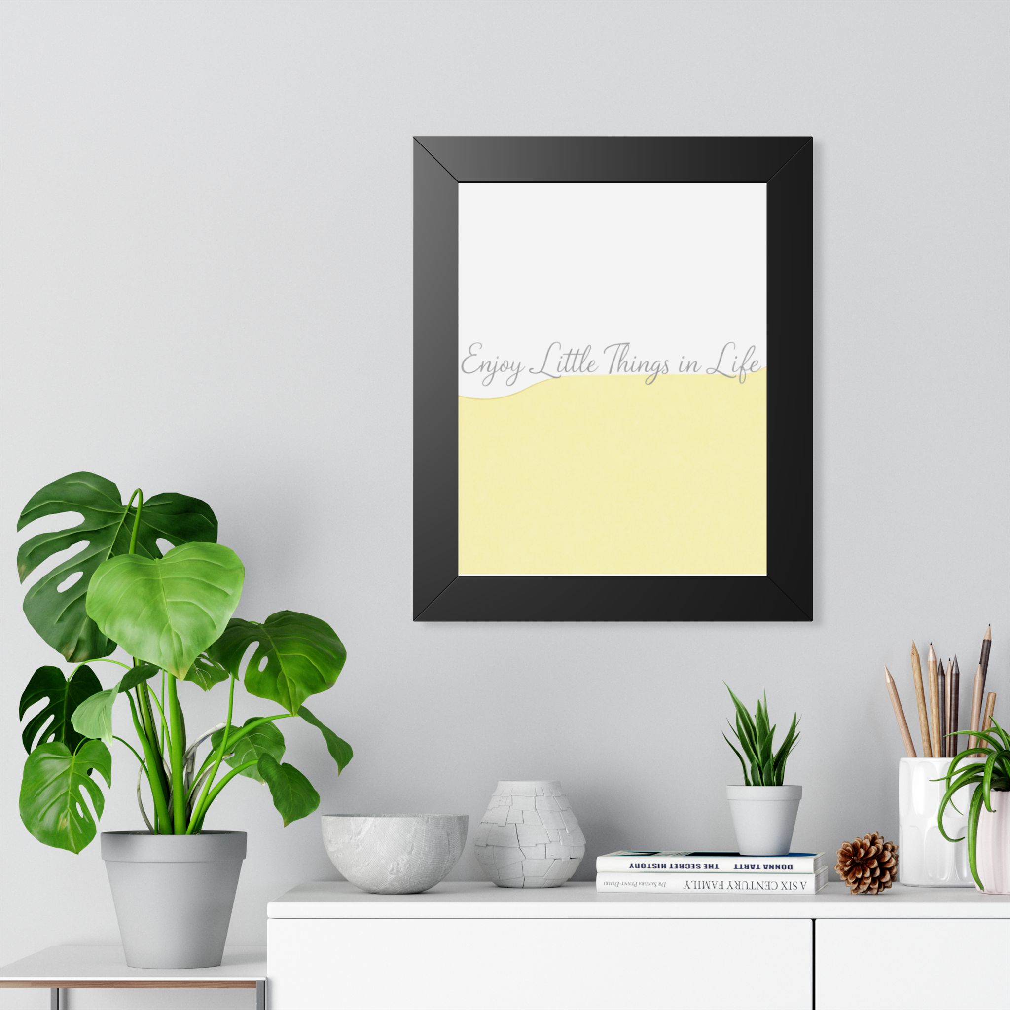 Enjoy the Little Things in Life Framed Poster
