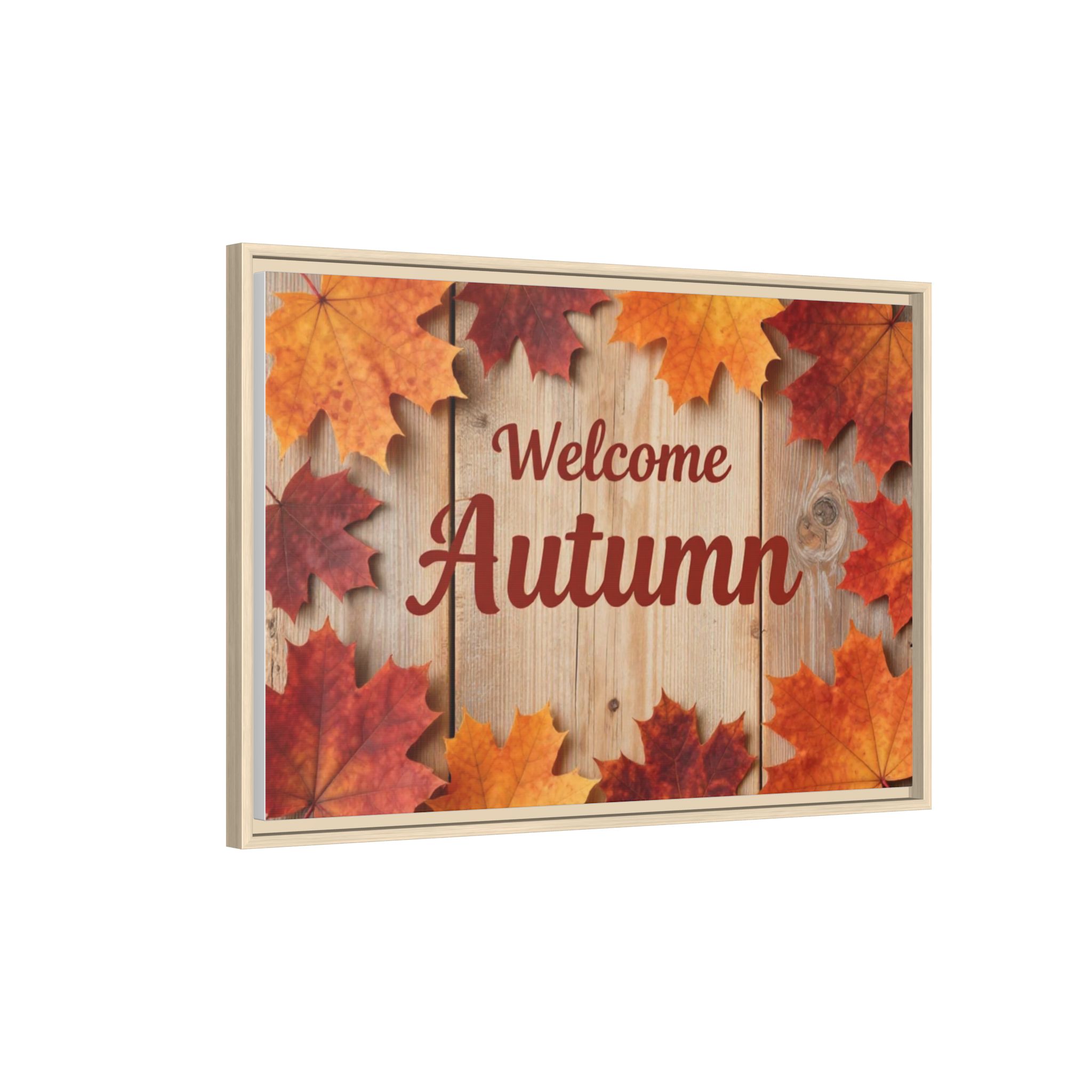 Welcome Autumn Framed Canvas Wall Art - Image 58
