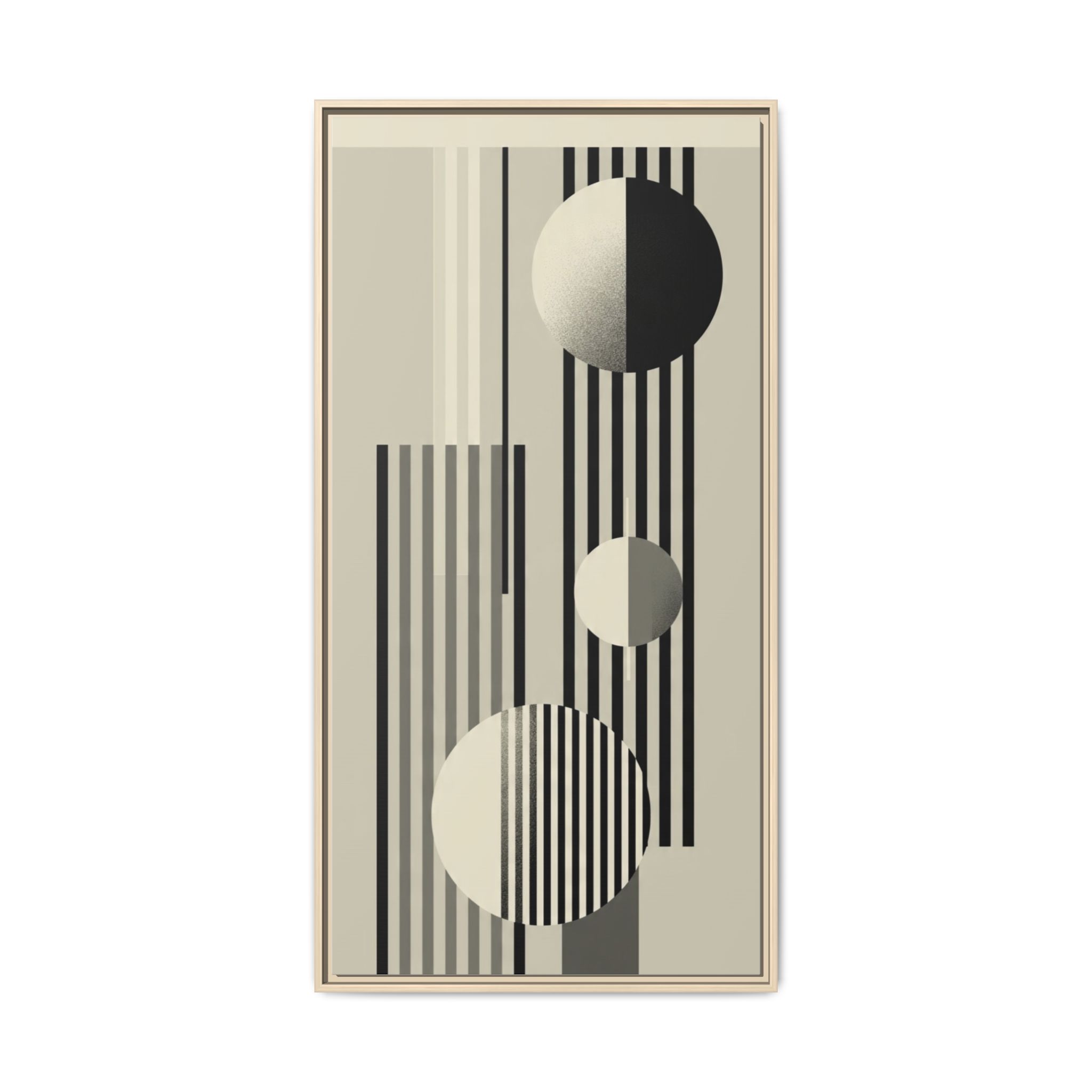 Abstract Geometric Canvas Print — Framed Matte Wall Art - Image 2