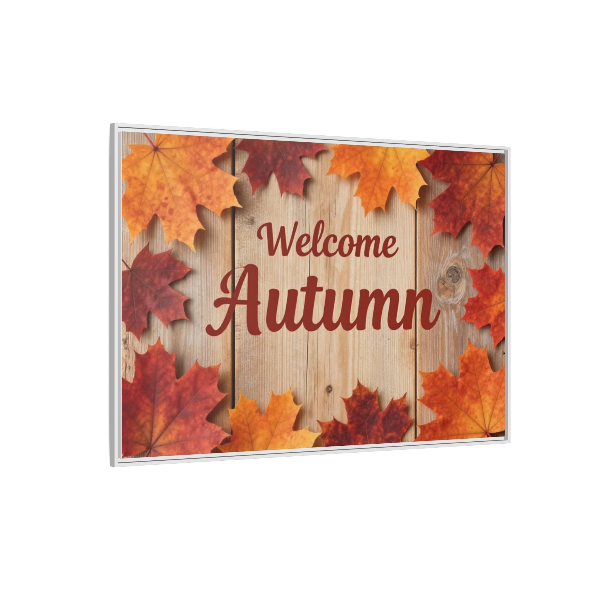 Welcome Autumn Framed Canvas Wall Art - Image 42