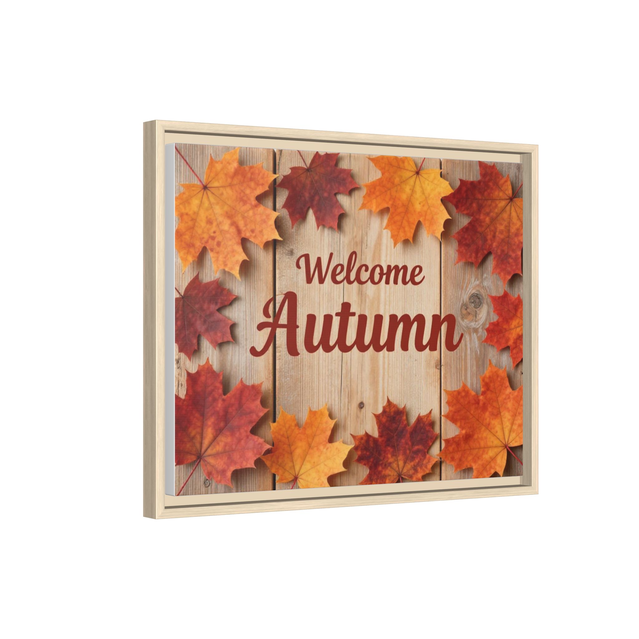Welcome Autumn Framed Canvas Wall Art - Image 86