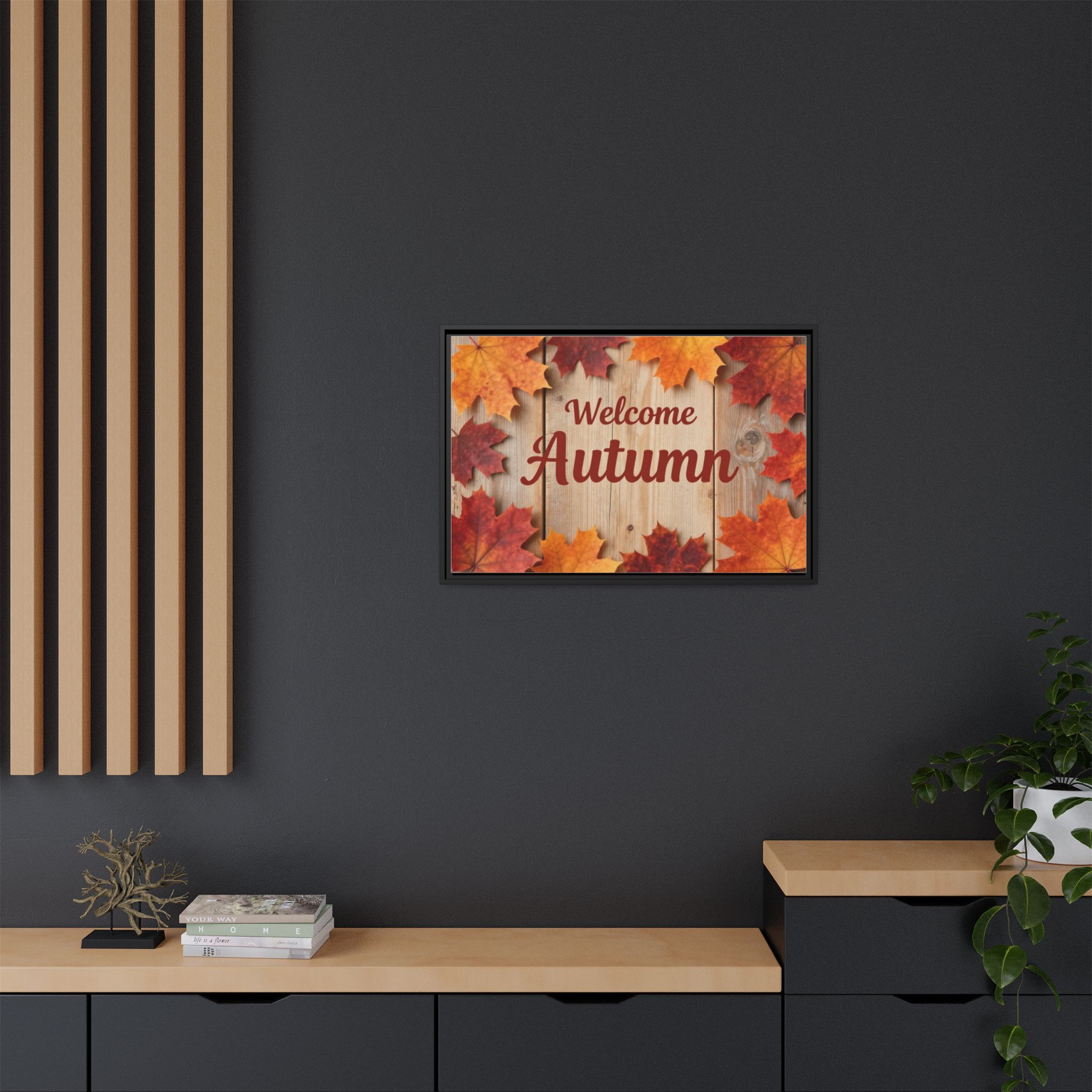 Welcome Autumn Framed Canvas Wall Art - Image 52