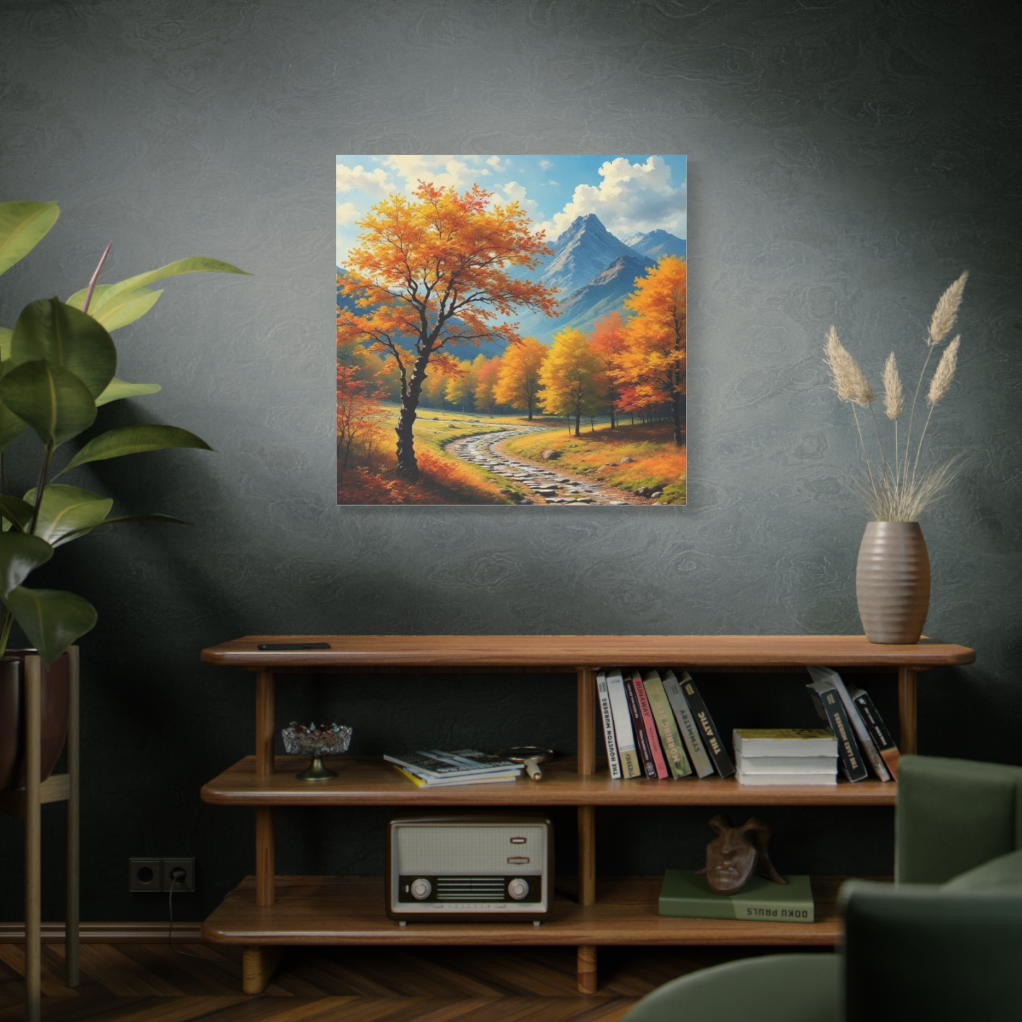 Autumn Mountain Path Canvas Print — Fall Landscape Wall Art - Image 9