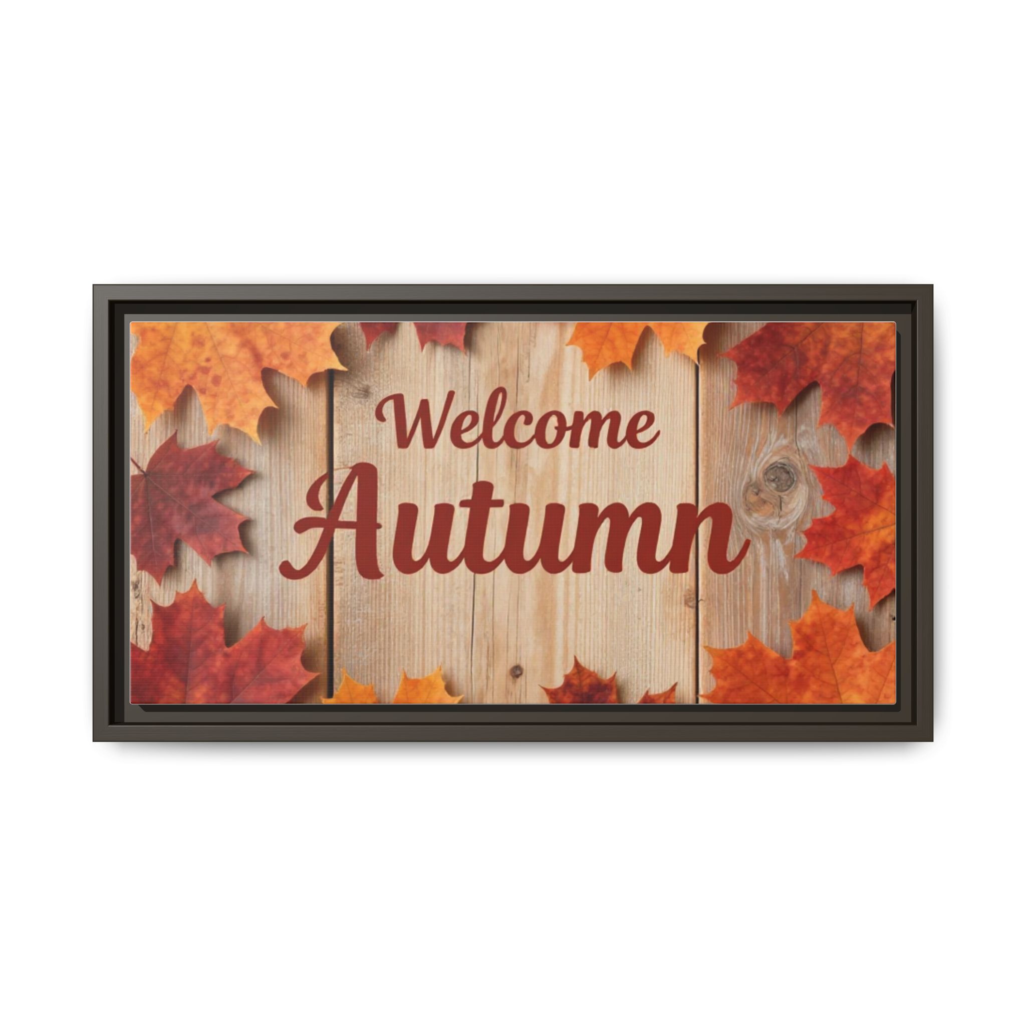 Welcome Autumn Framed Canvas Wall Art - Image 141