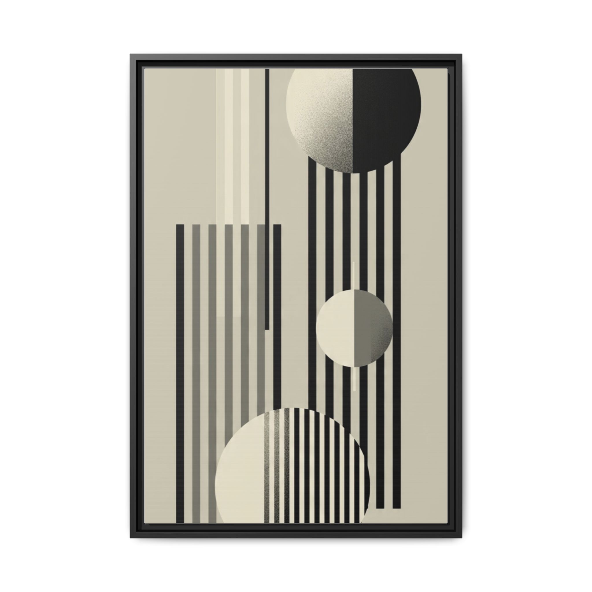 Abstract Geometric Canvas Print — Framed Matte Wall Art - Image 129
