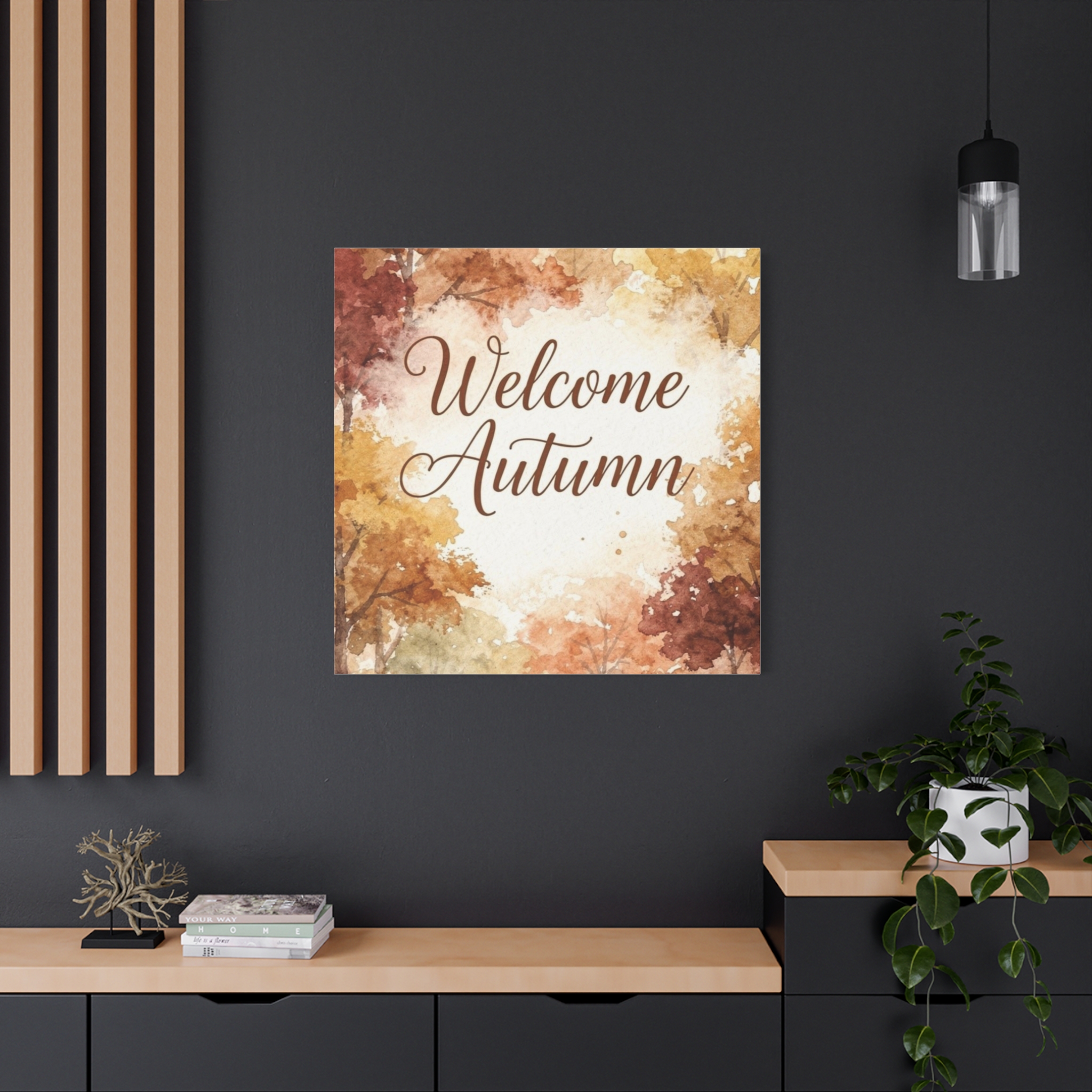 Welcome Autumn Matte Canvas Wall Art — Stretched Fall Home Decor - Image 12