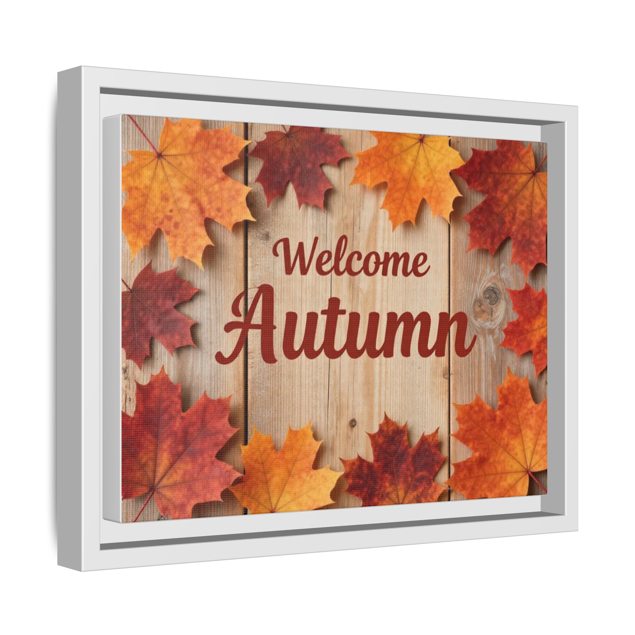 Welcome Autumn Framed Canvas Wall Art - Image 15