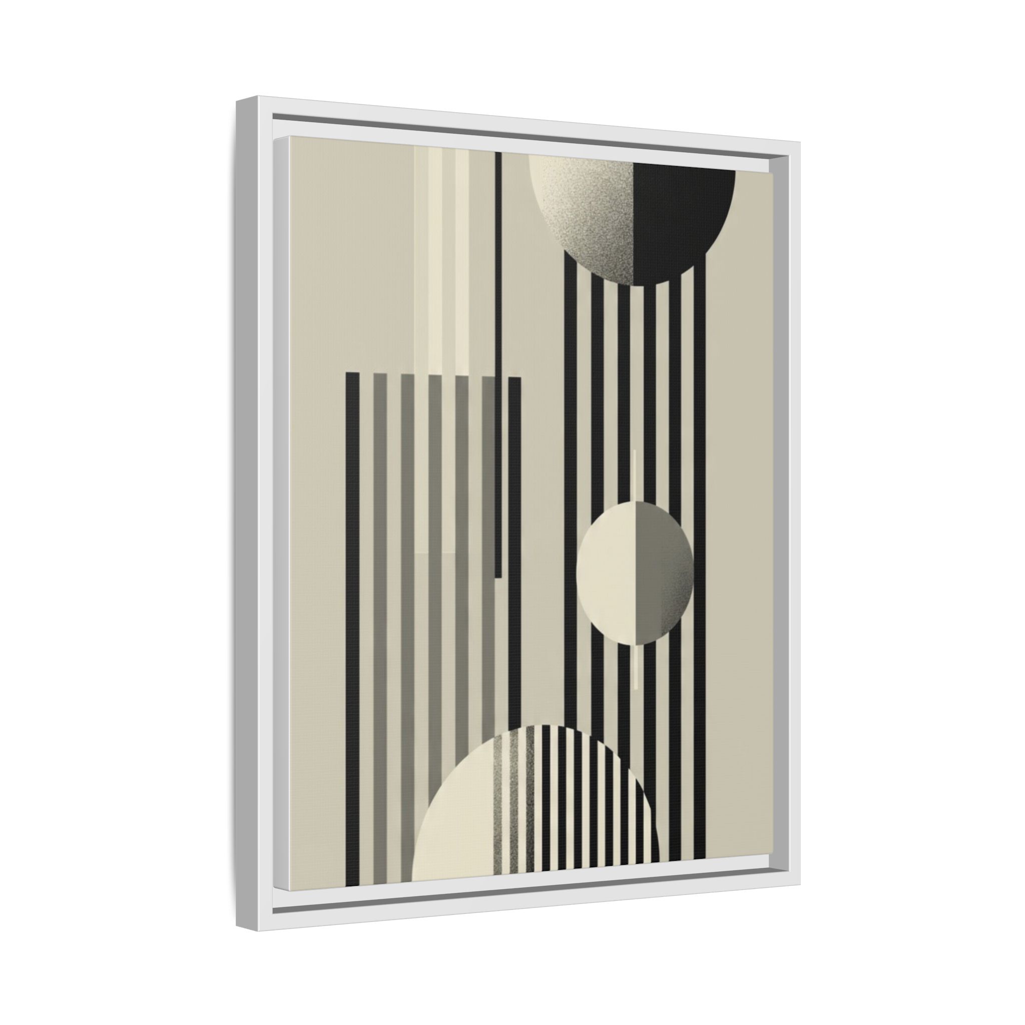 Abstract Geometric Canvas Print — Framed Matte Wall Art - Image 166