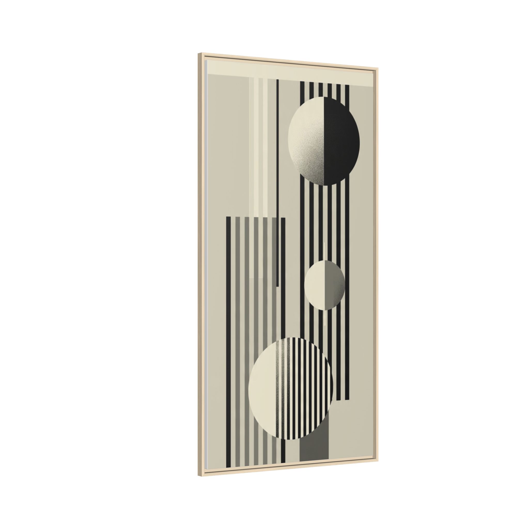 Abstract Geometric Canvas Print — Framed Matte Wall Art - Image 46
