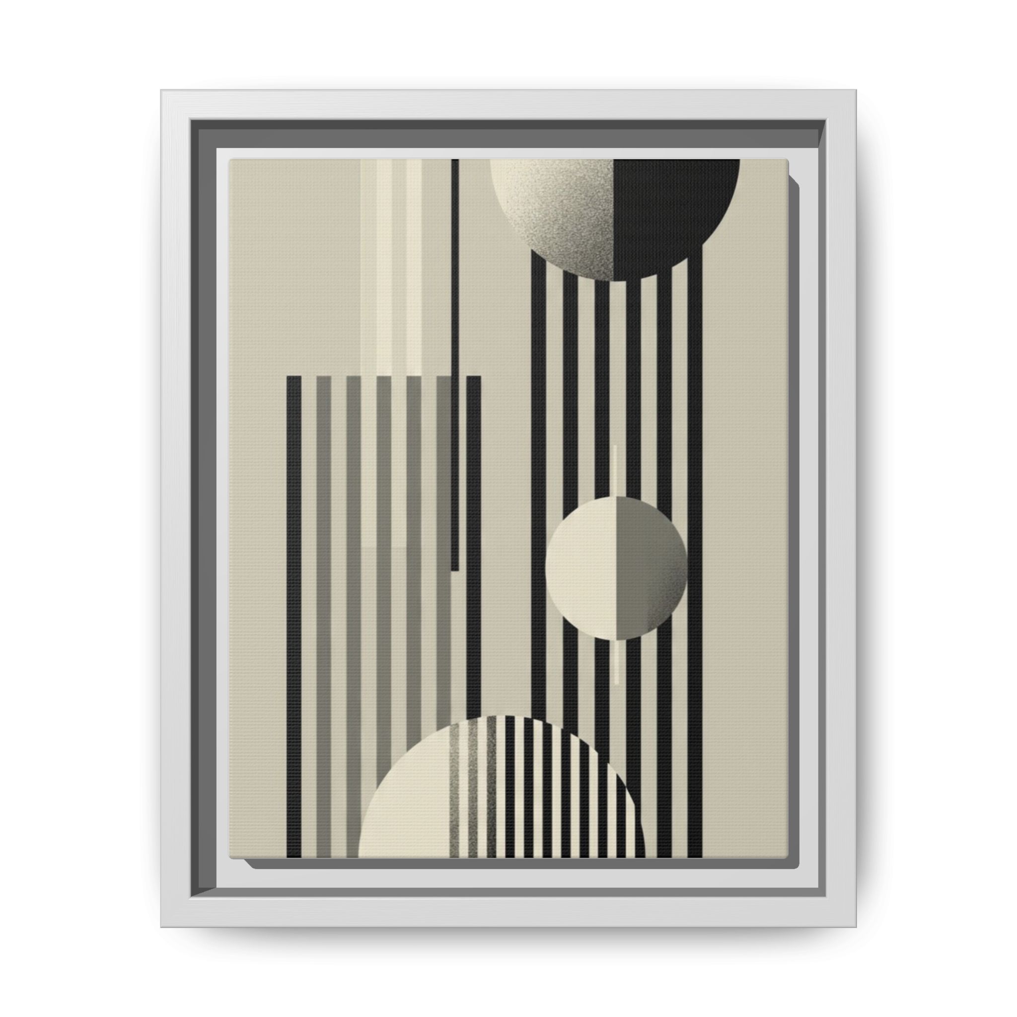 Abstract Geometric Canvas Print — Framed Matte Wall Art - Image 153