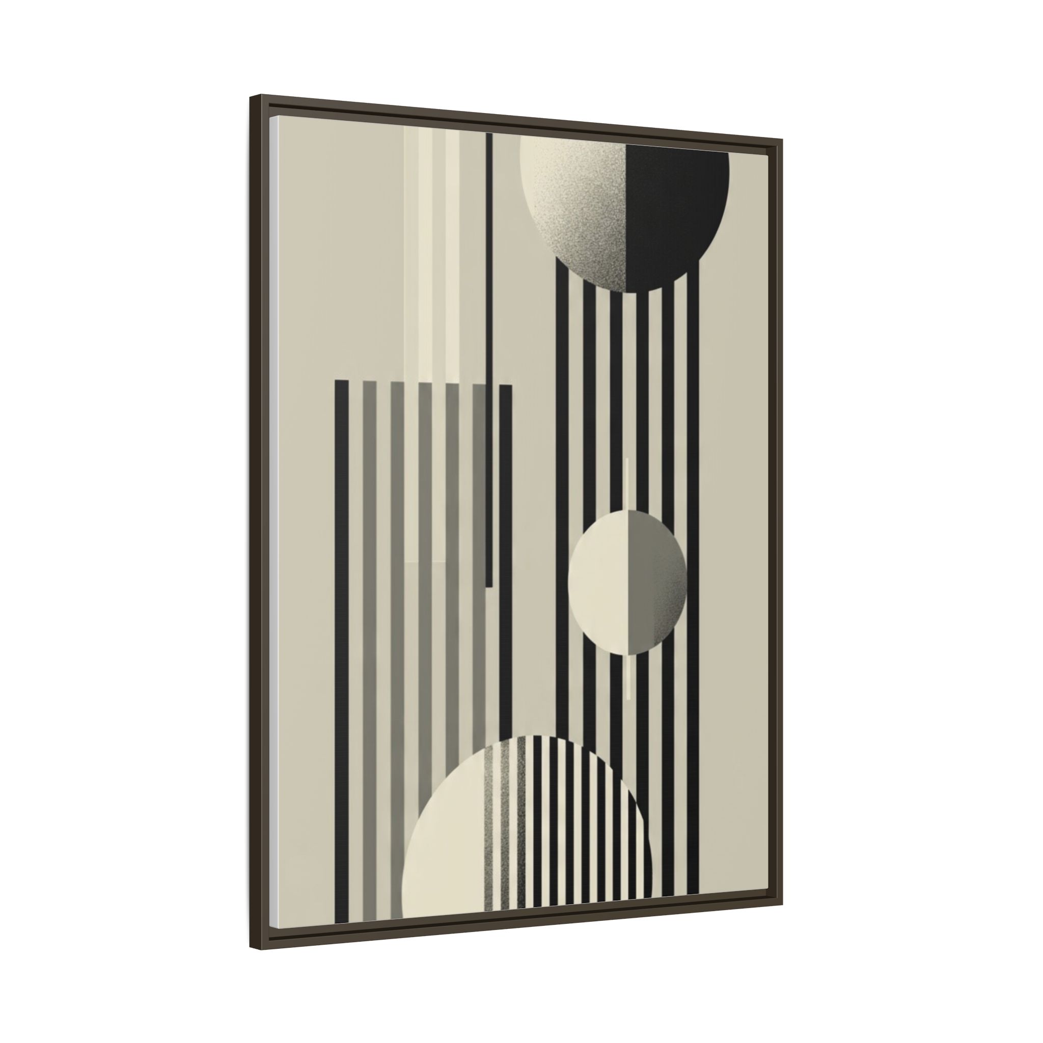 Abstract Geometric Canvas Print — Framed Matte Wall Art - Image 26