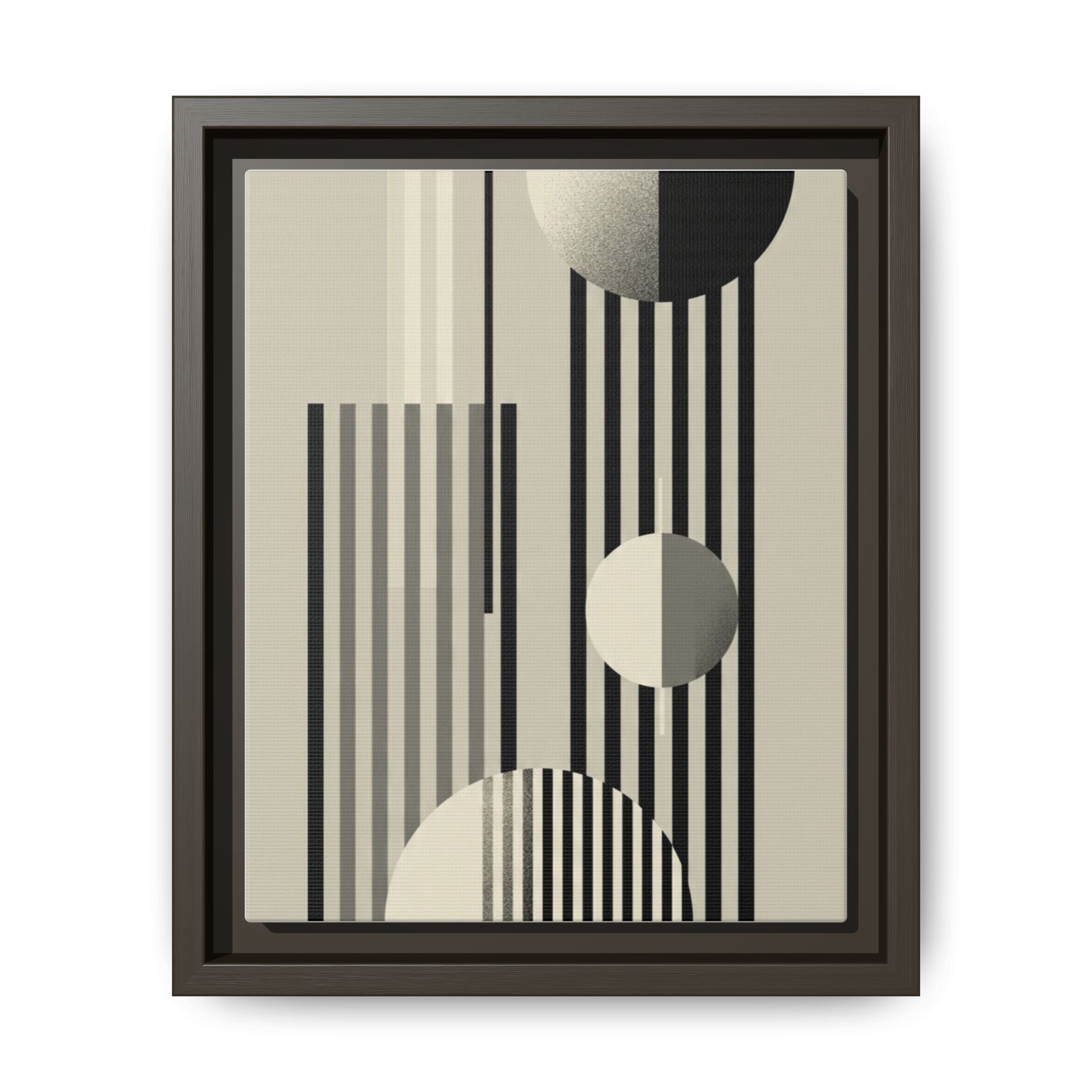 Abstract Geometric Canvas Print — Framed Matte Wall Art - Image 157