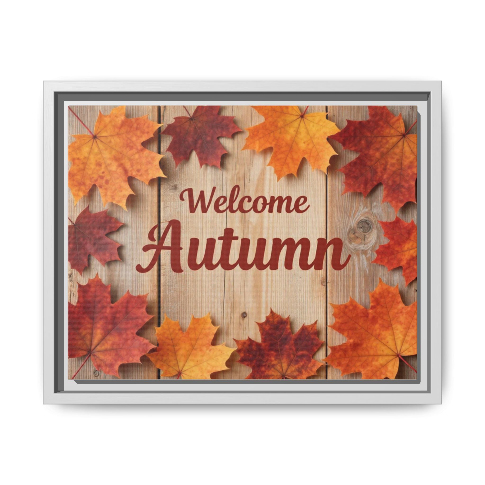 Welcome Autumn Framed Canvas Wall Art - Image 157