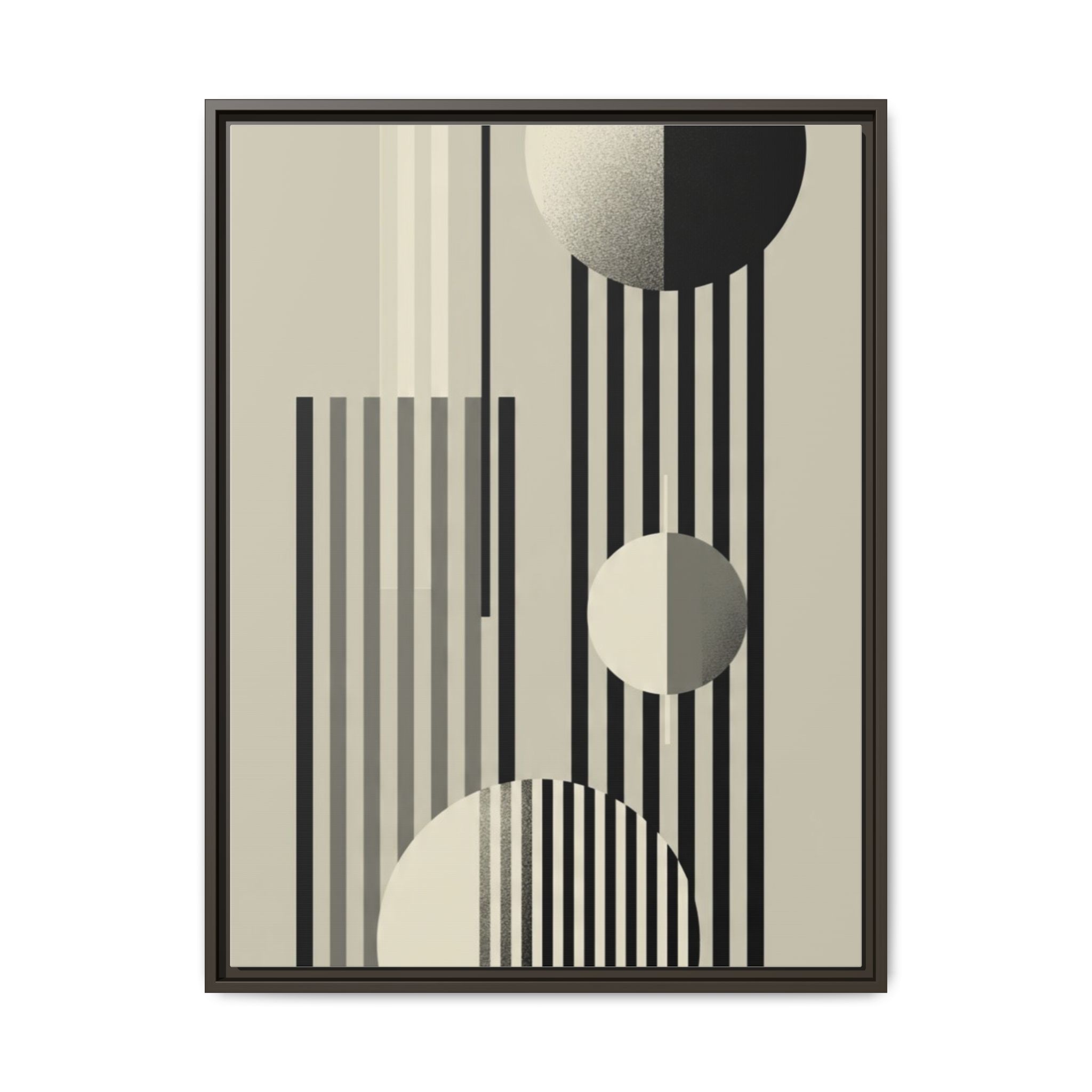 Abstract Geometric Canvas Print — Framed Matte Wall Art - Image 197