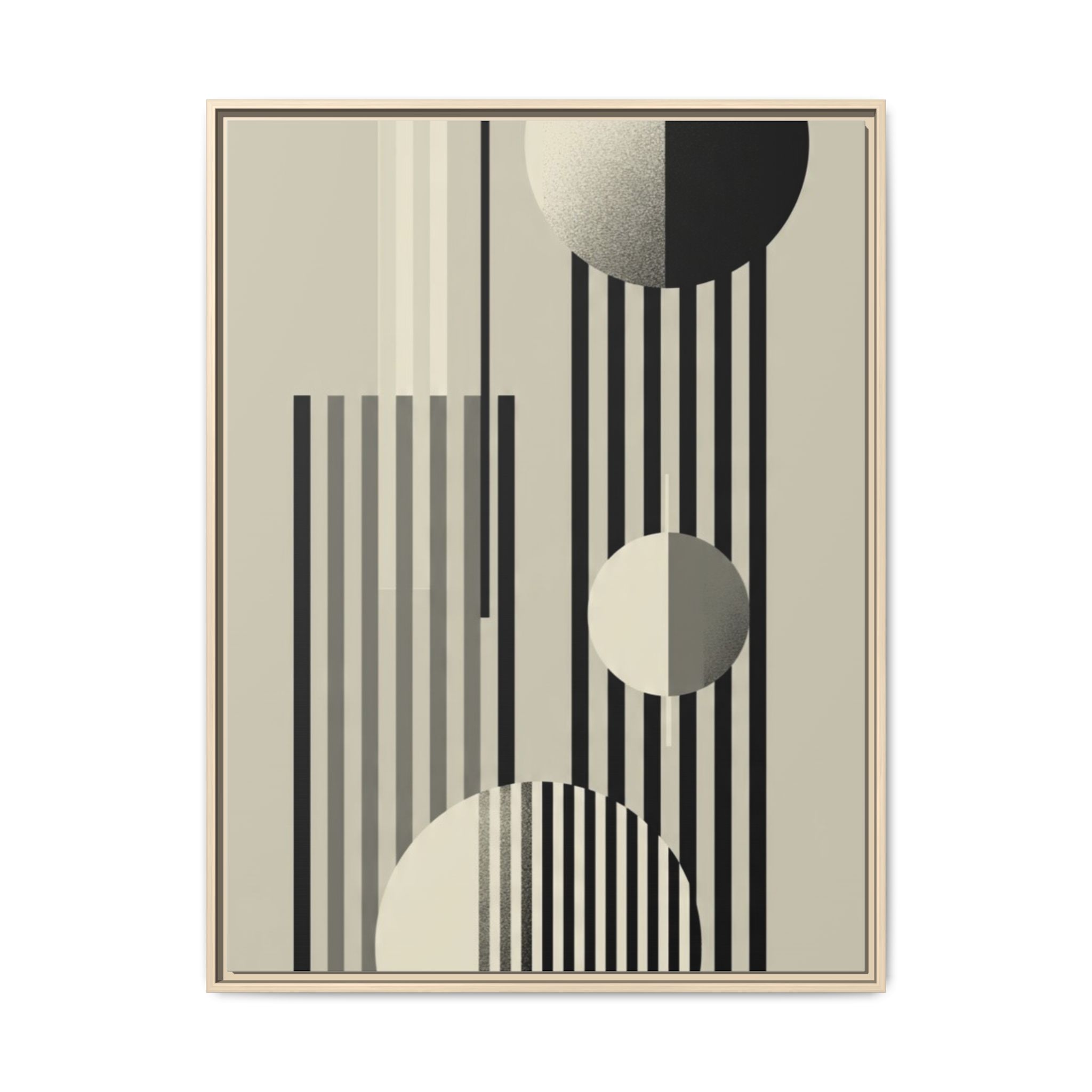 Abstract Geometric Canvas Print — Framed Matte Wall Art - Image 17