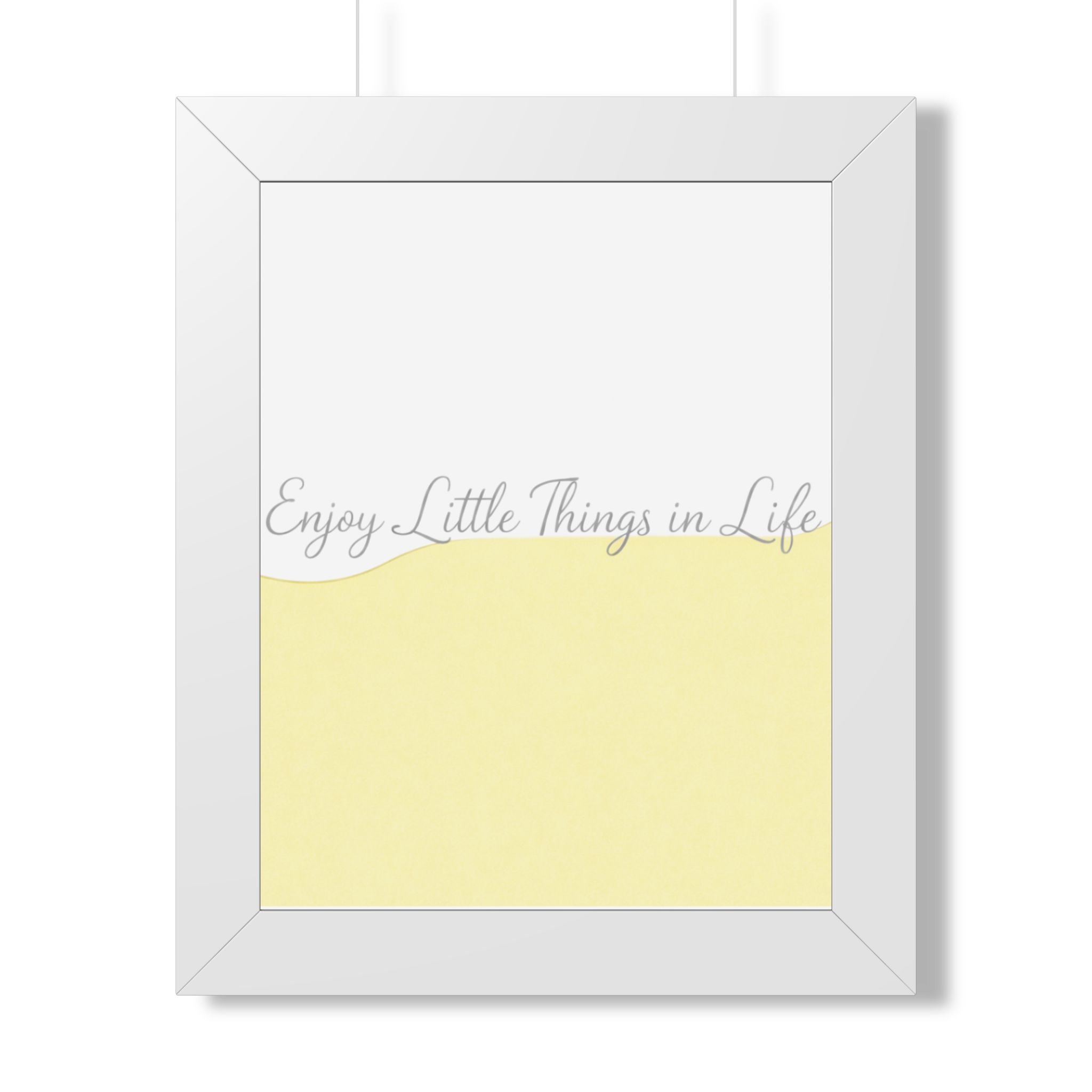 Enjoy the Little Things in Life Framed Poster - Image 3