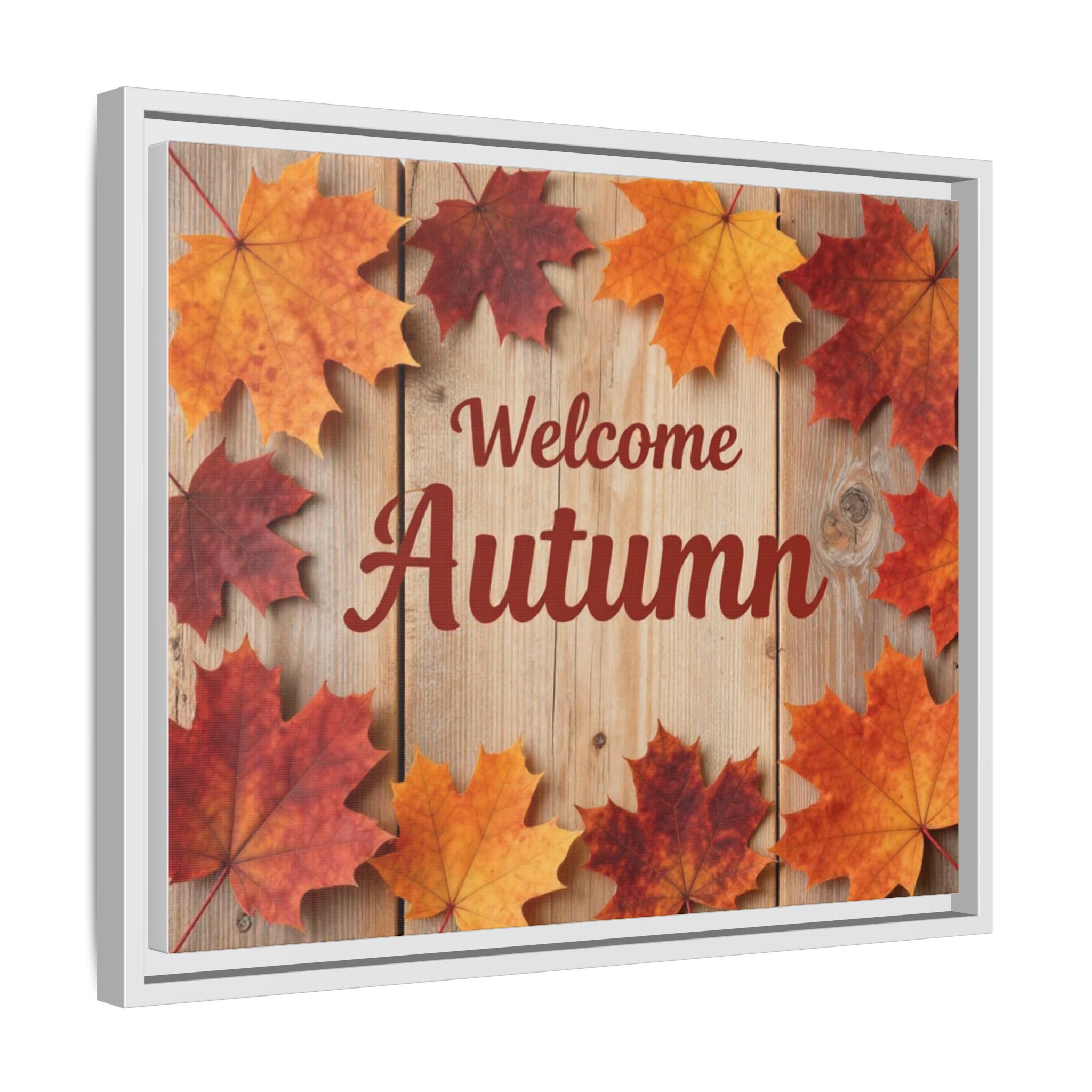 Welcome Autumn Framed Canvas Wall Art - Image 82