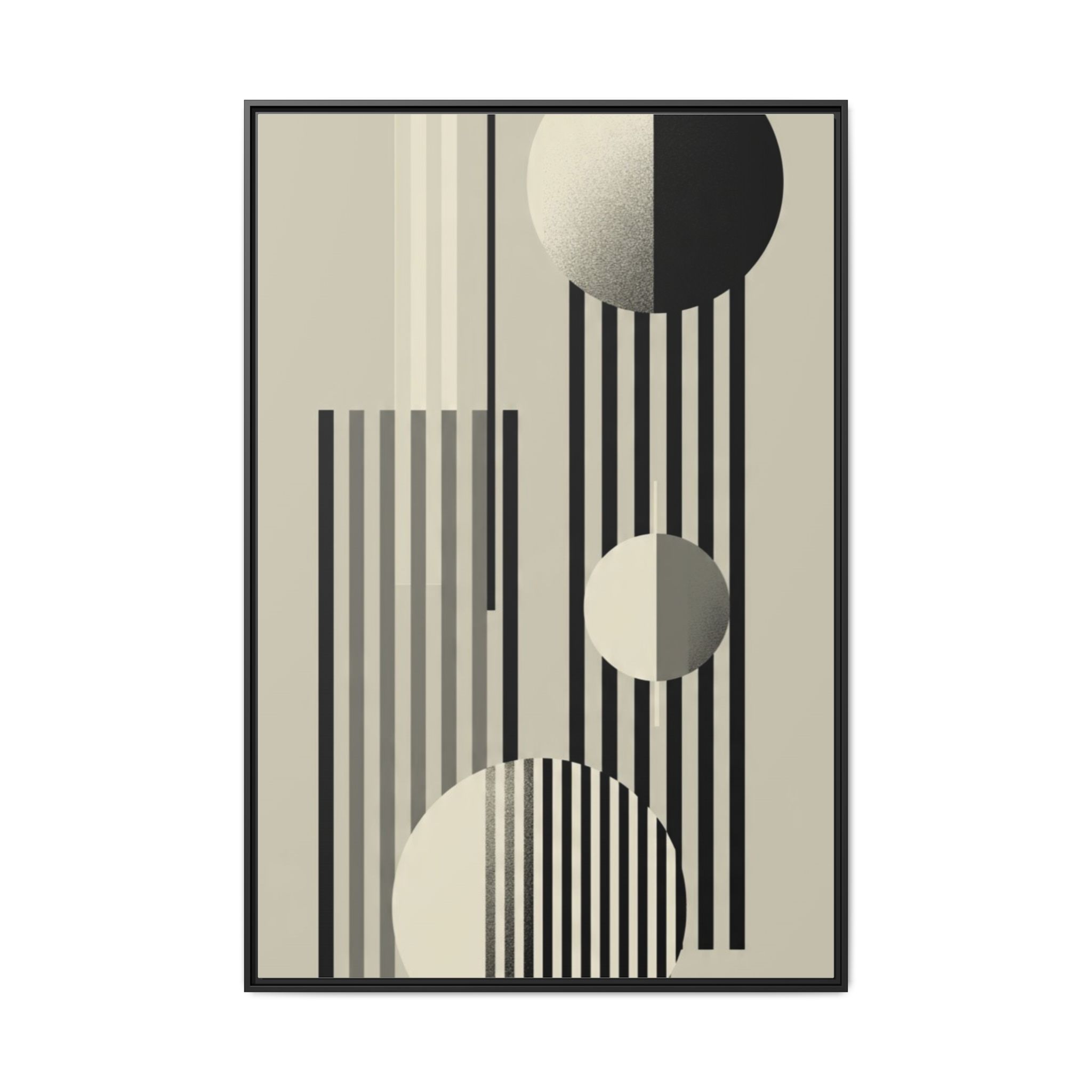 Abstract Geometric Canvas Print — Framed Matte Wall Art - Image 57