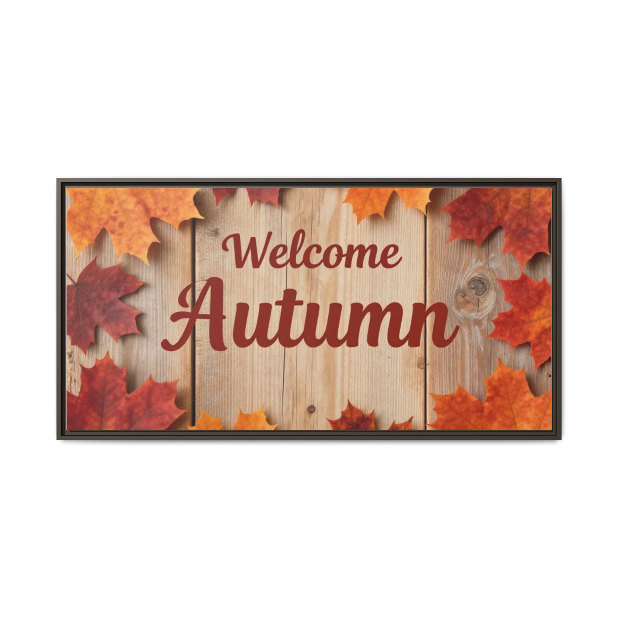 Welcome Autumn Framed Canvas Wall Art - Image 69