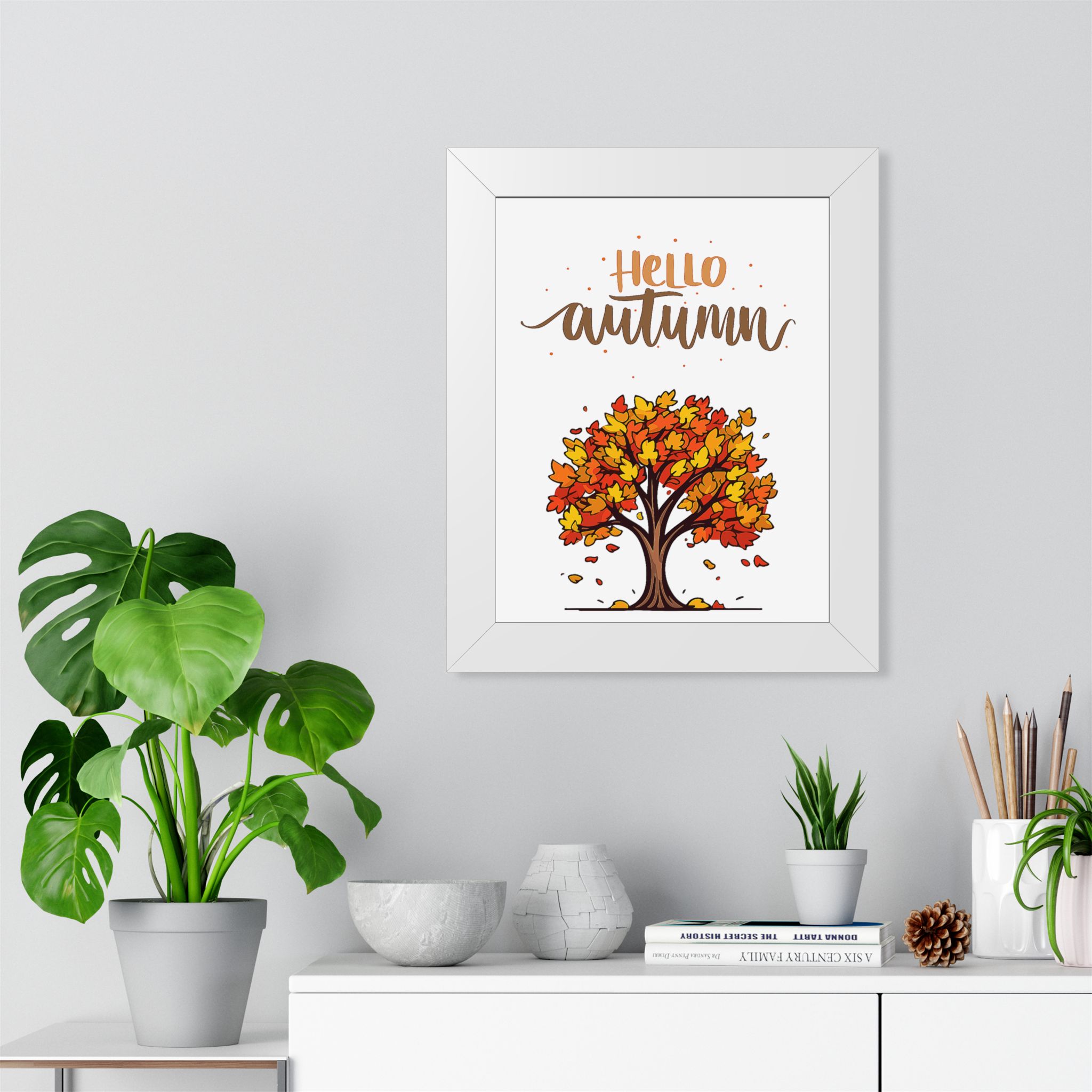 Autumn Poster - "Hello Autumn" Framed Wall Art - Image 10