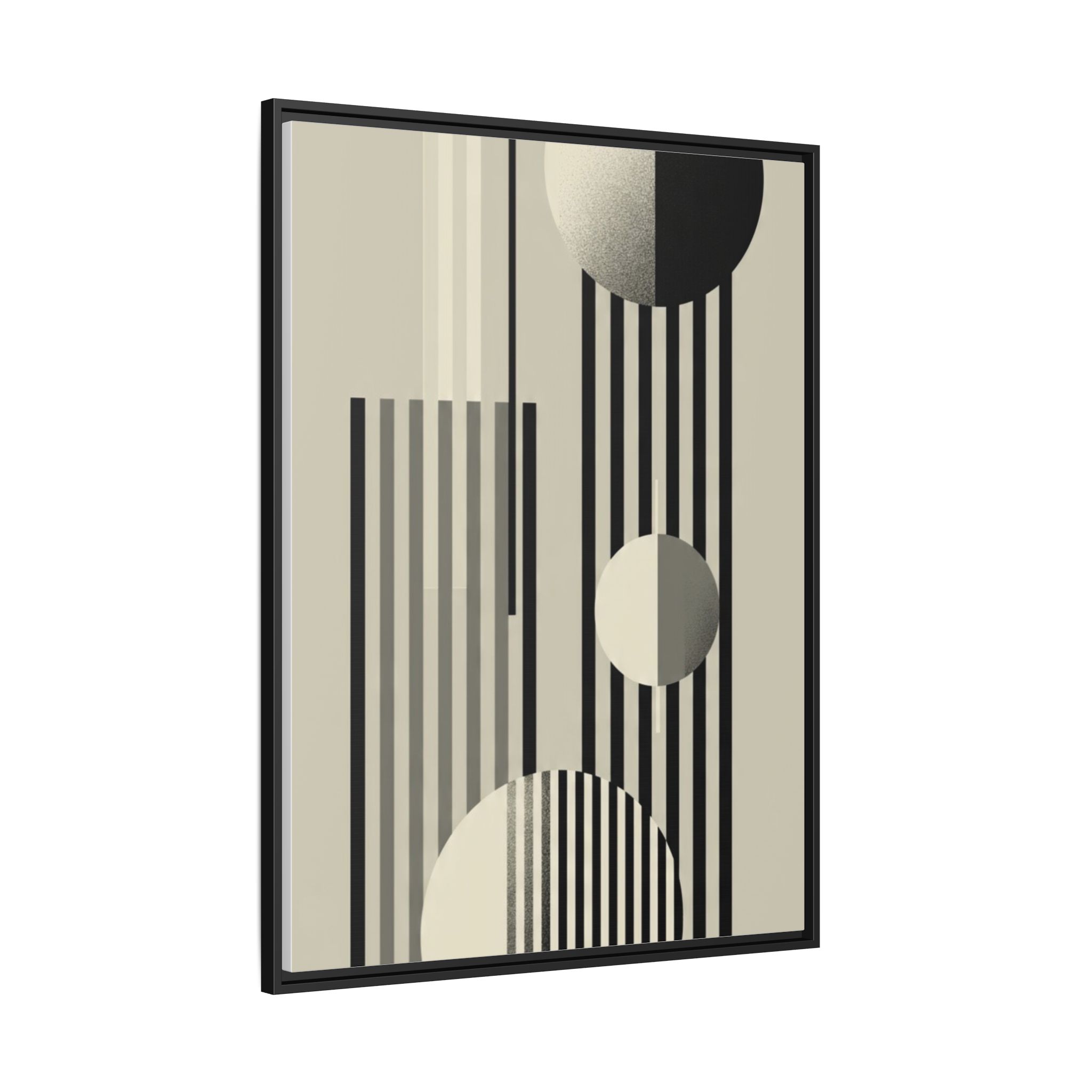 Abstract Geometric Canvas Print — Framed Matte Wall Art - Image 30