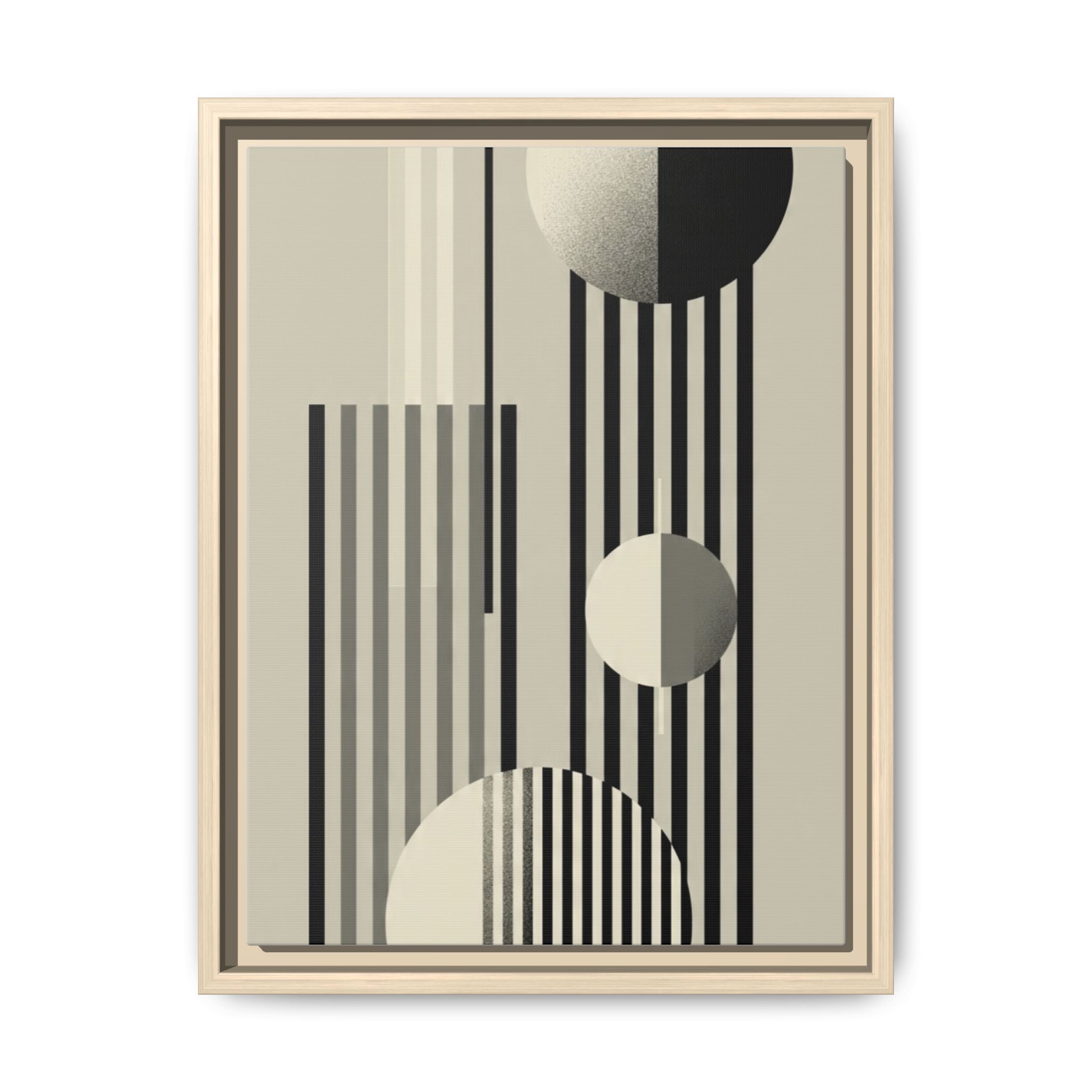 Abstract Geometric Canvas Print — Framed Matte Wall Art - Image 77