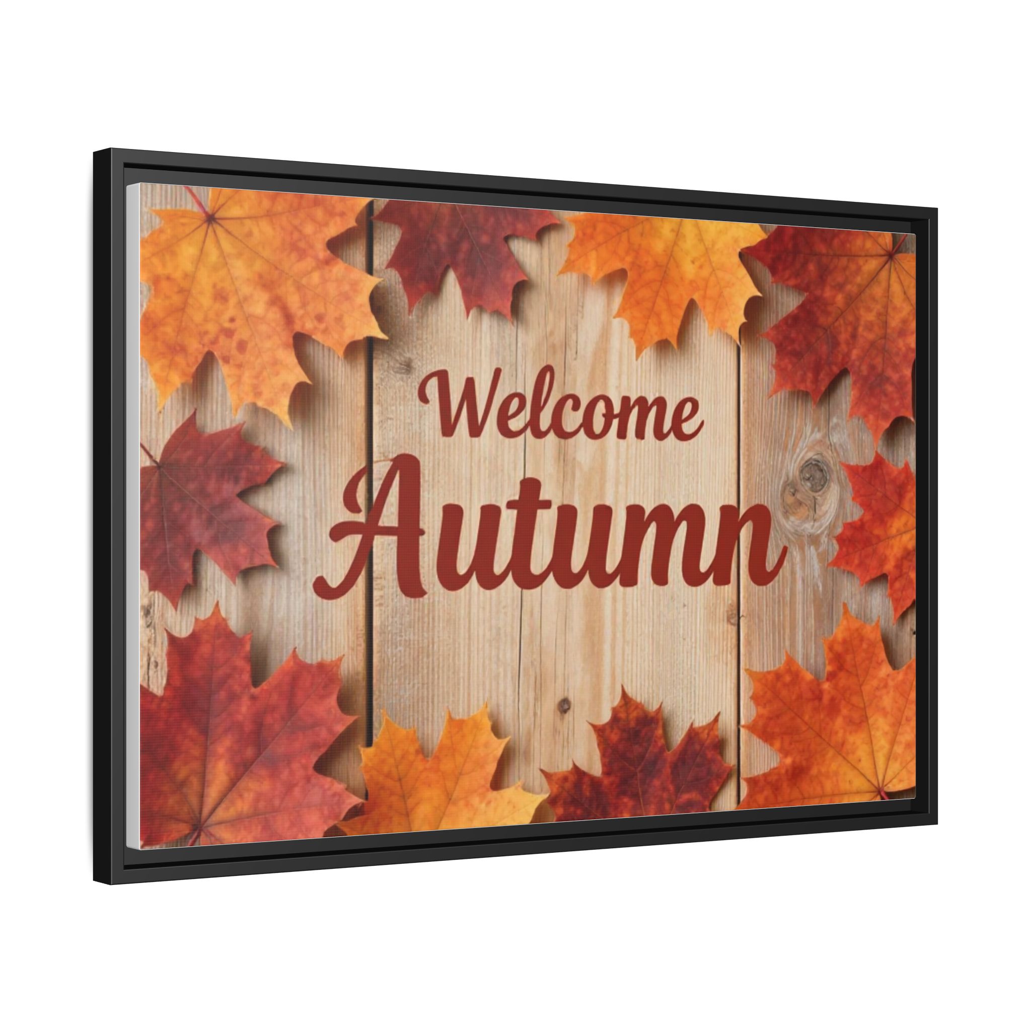 Welcome Autumn Framed Canvas Wall Art - Image 50
