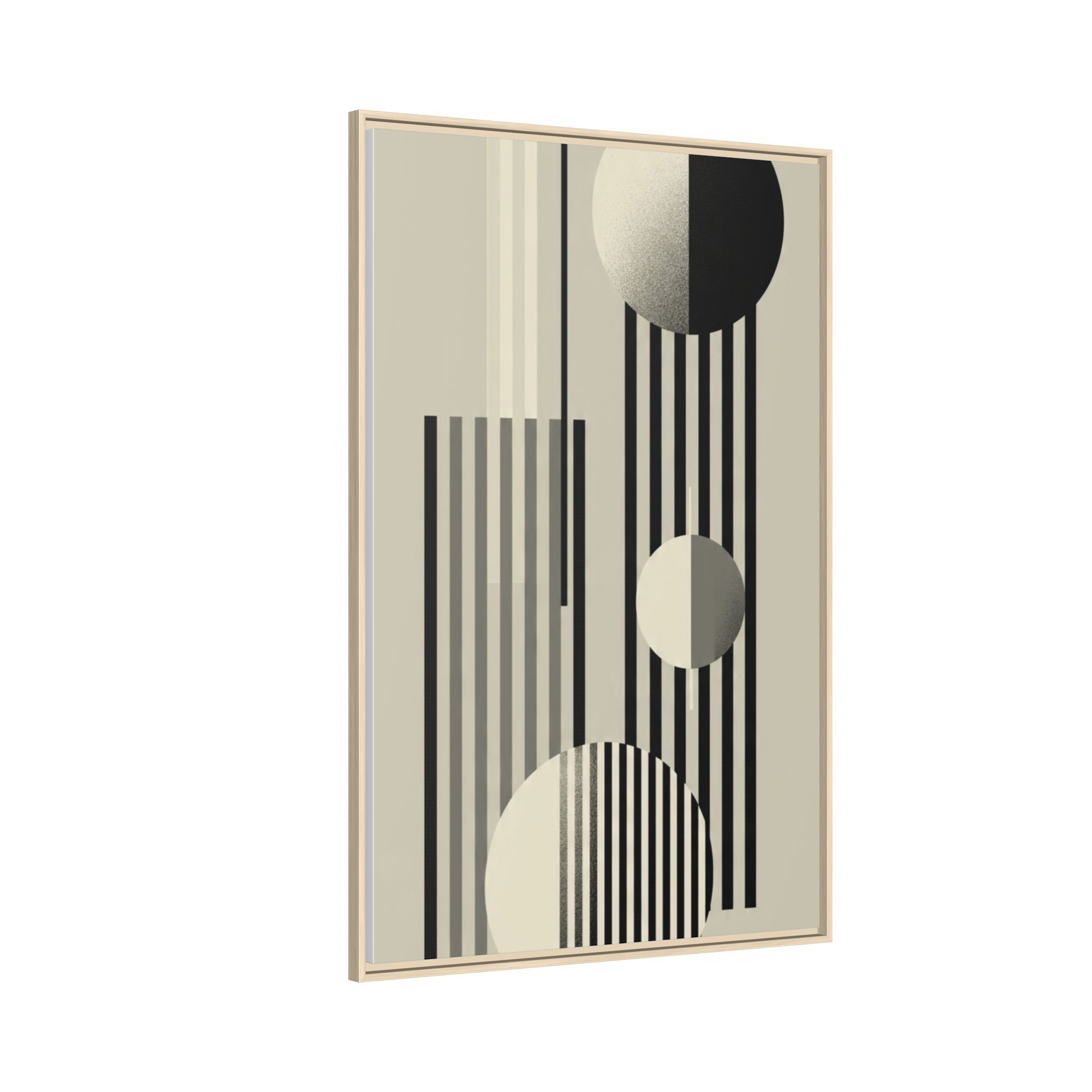 Abstract Geometric Canvas Print — Framed Matte Wall Art - Image 106