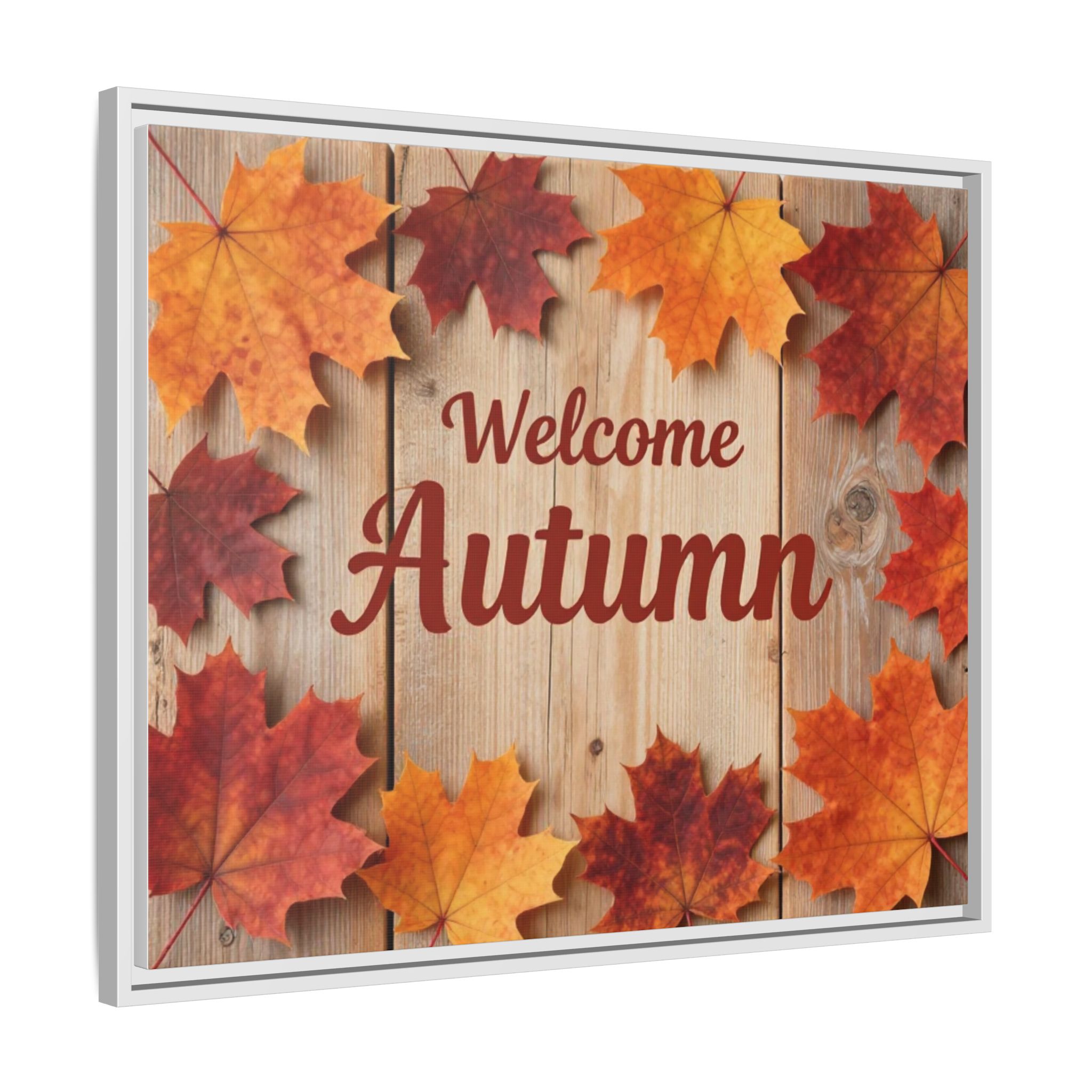 Welcome Autumn Framed Canvas Wall Art - Image 194