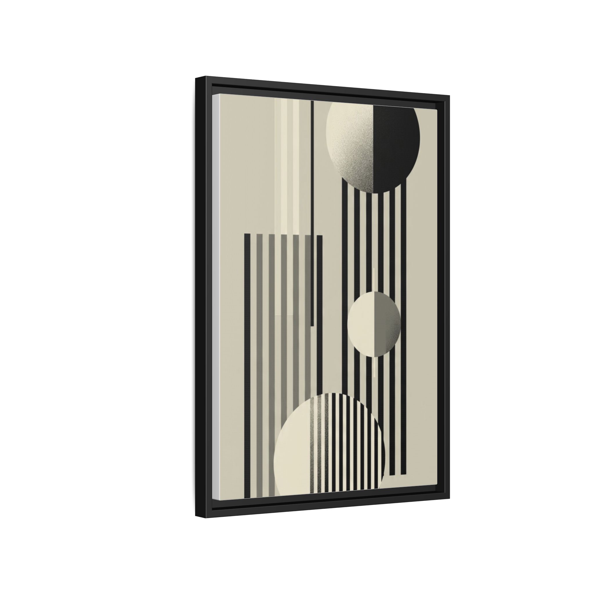 Abstract Geometric Canvas Print — Framed Matte Wall Art - Image 242