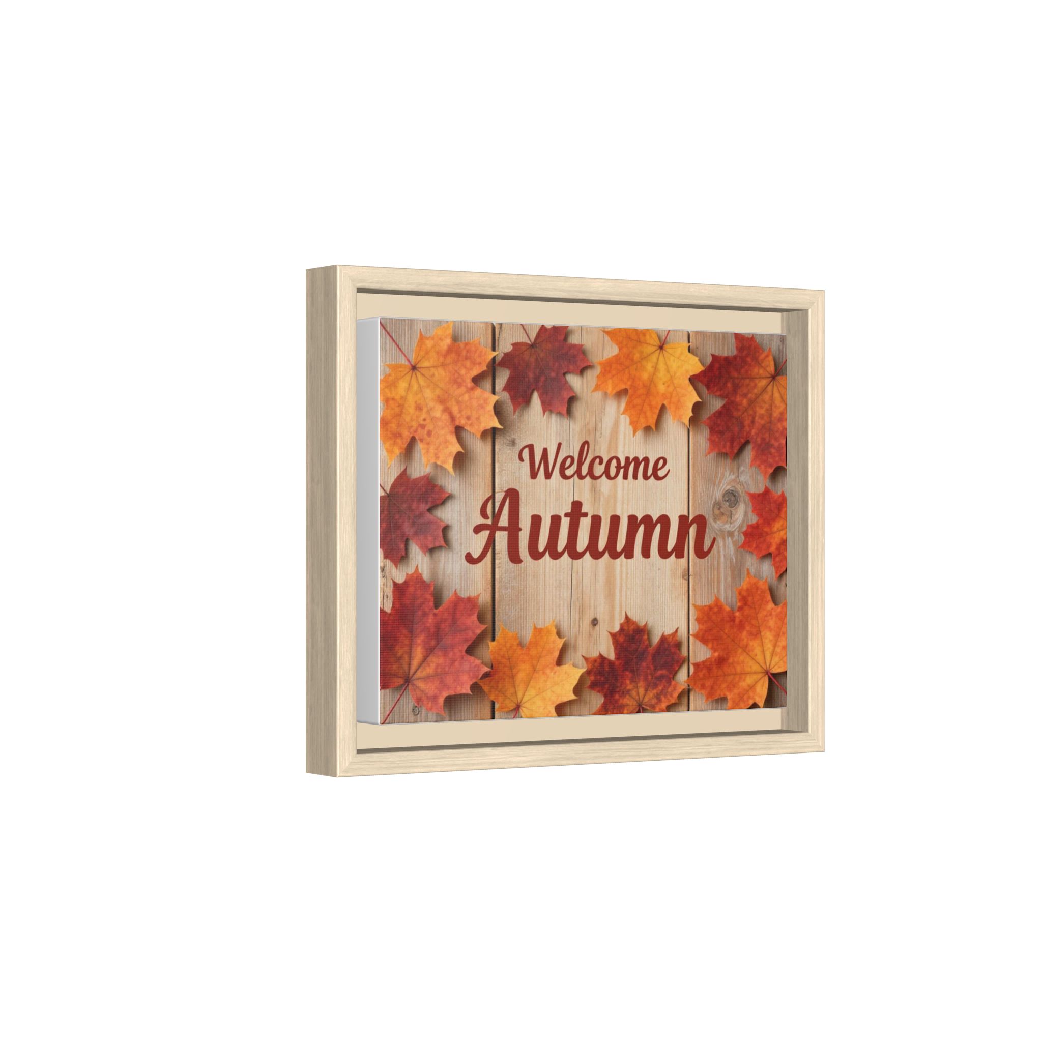 Welcome Autumn Framed Canvas Wall Art - Image 242