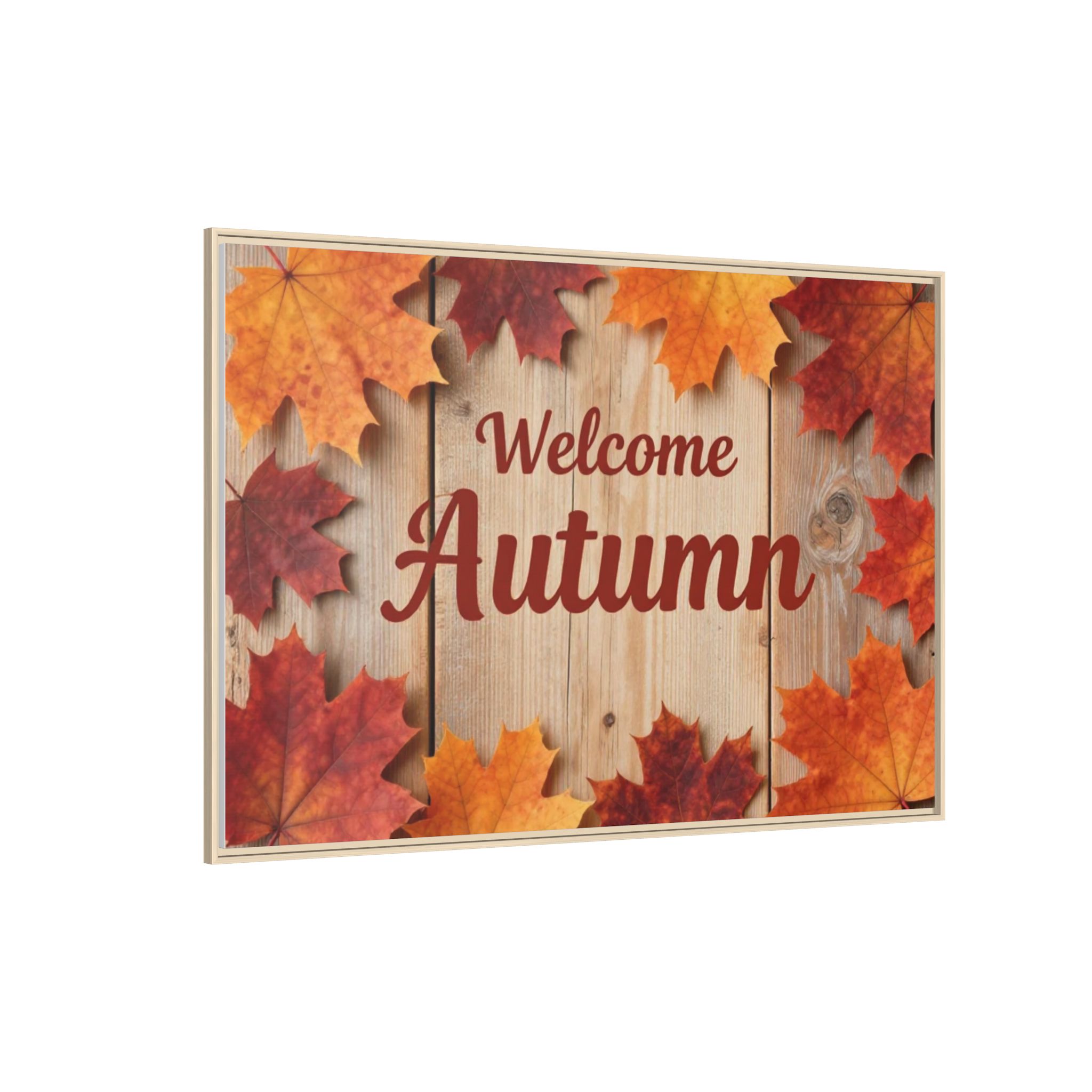 Welcome Autumn Framed Canvas Wall Art - Image 46