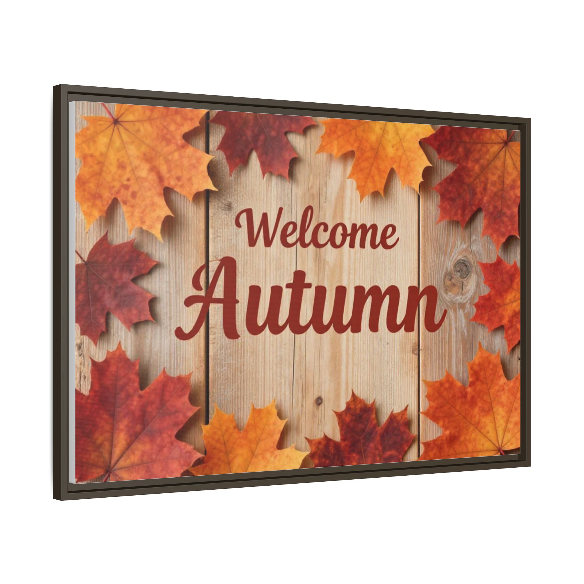 Welcome Autumn Framed Canvas Wall Art - Image 118