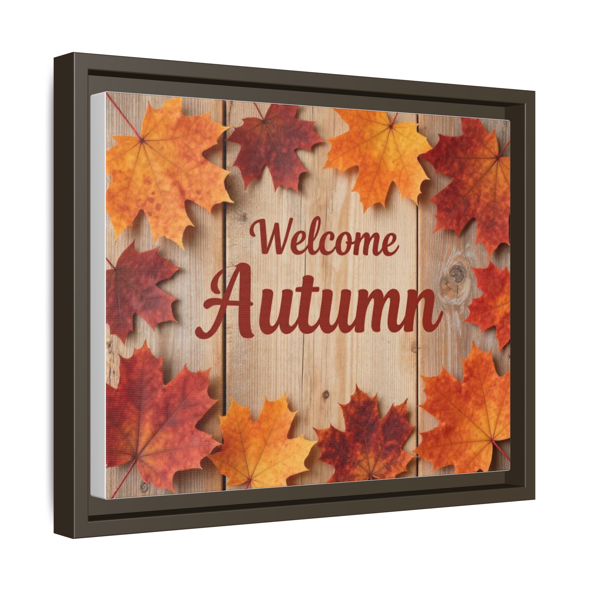 Welcome Autumn Framed Canvas Wall Art - Image 154