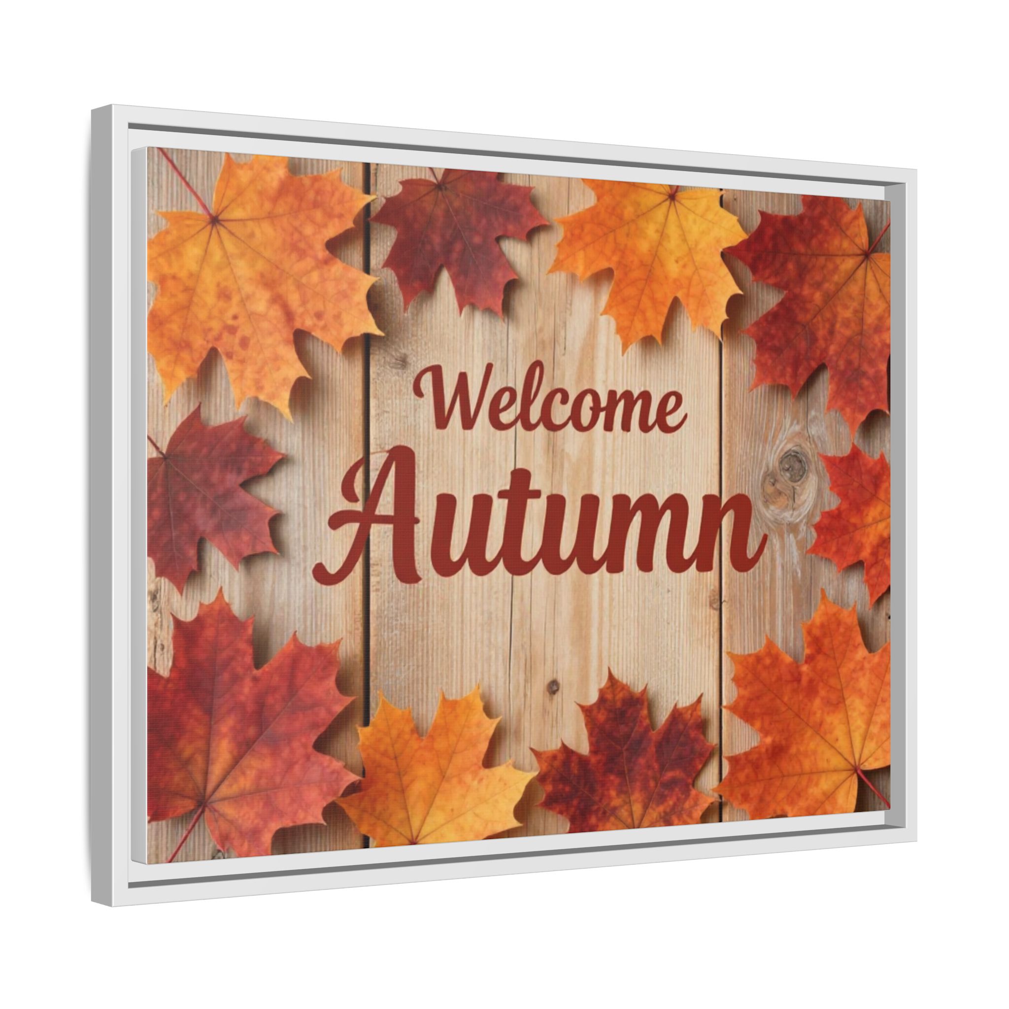 Welcome Autumn Framed Canvas Wall Art - Image 166