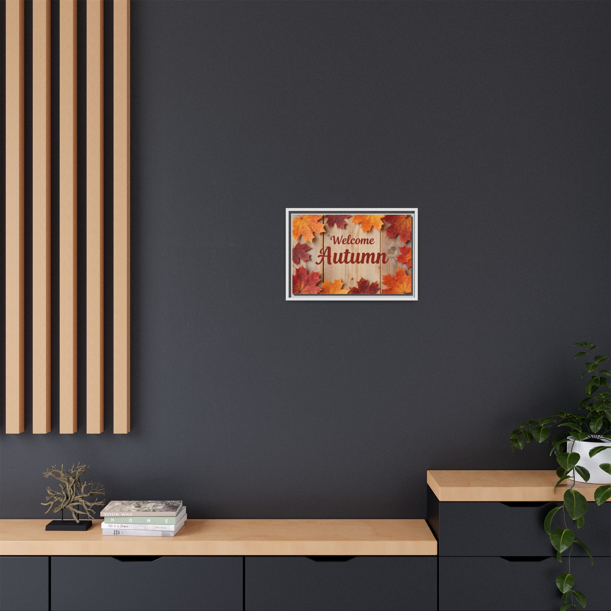 Welcome Autumn Framed Canvas Wall Art - Image 112