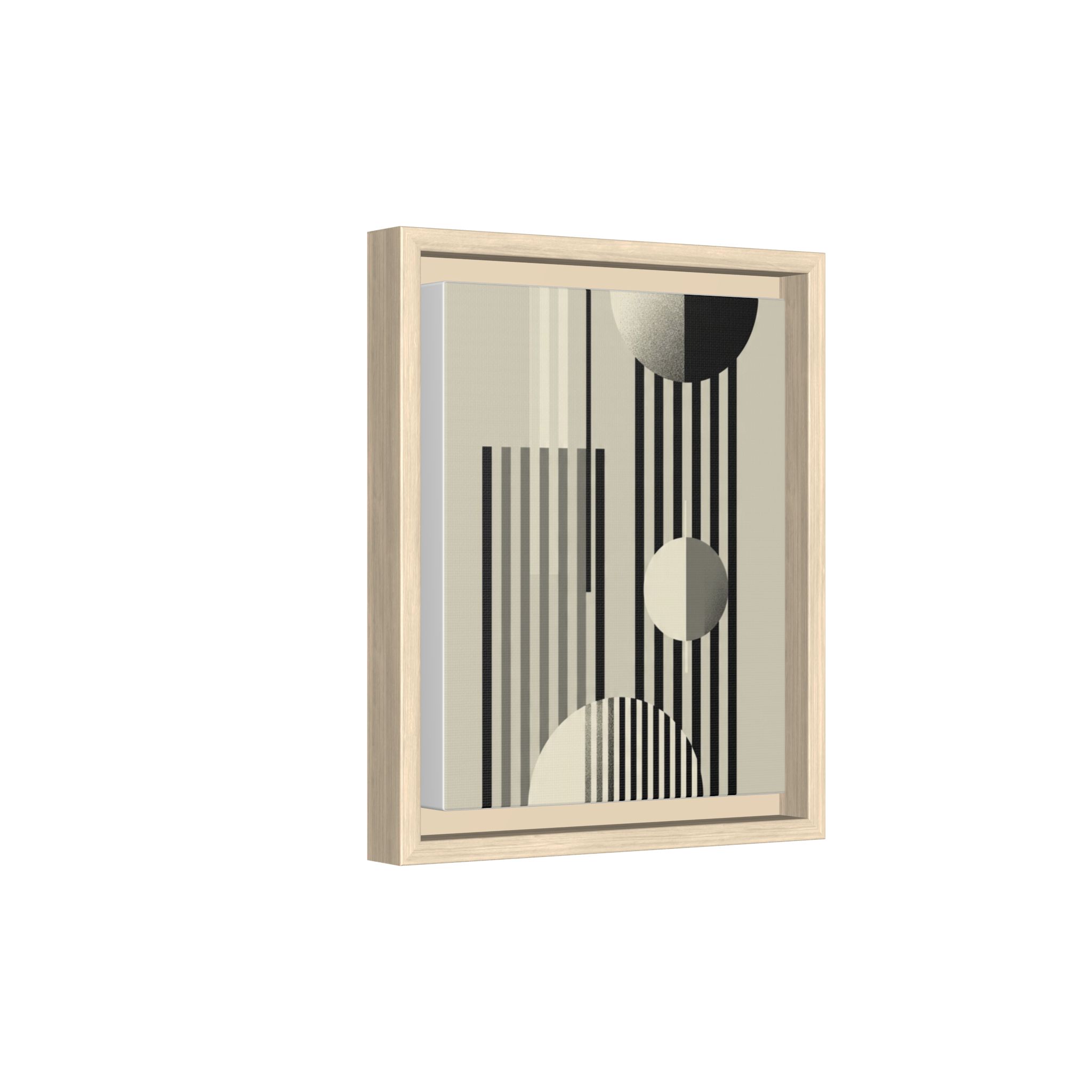 Abstract Geometric Canvas Print — Framed Matte Wall Art - Image 146