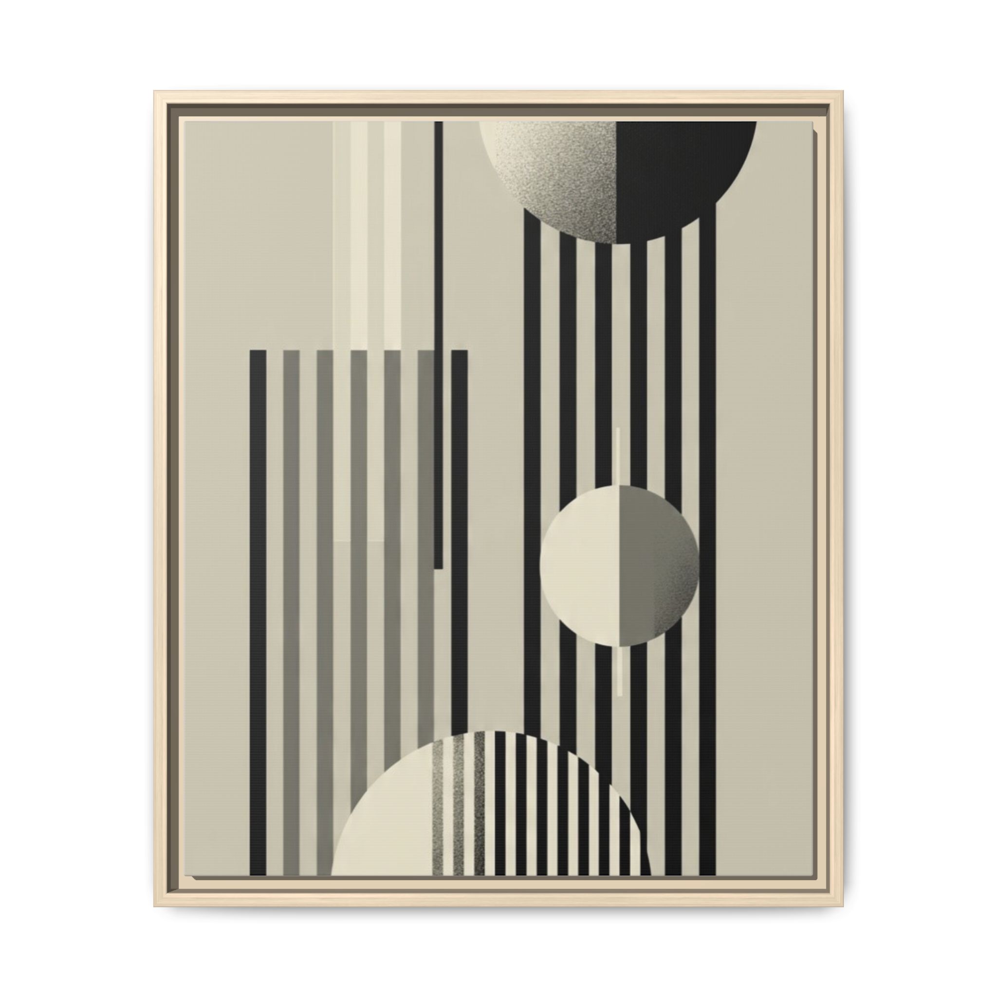 Abstract Geometric Canvas Print — Framed Matte Wall Art - Image 225