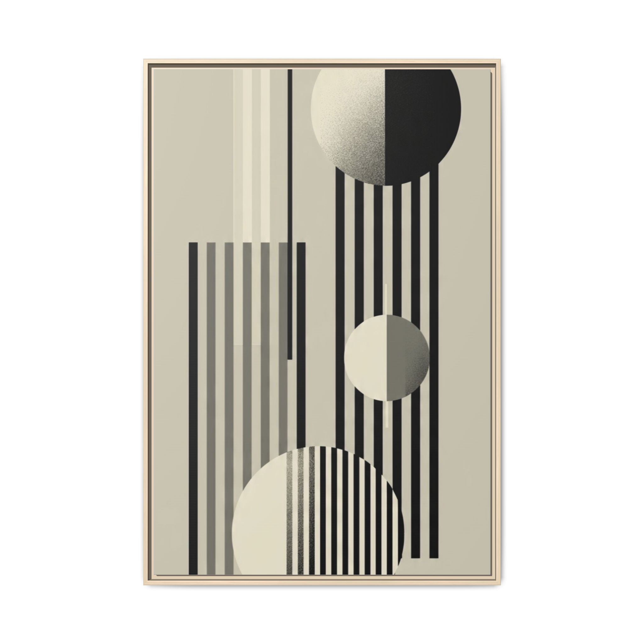 Abstract Geometric Canvas Print — Framed Matte Wall Art - Image 105
