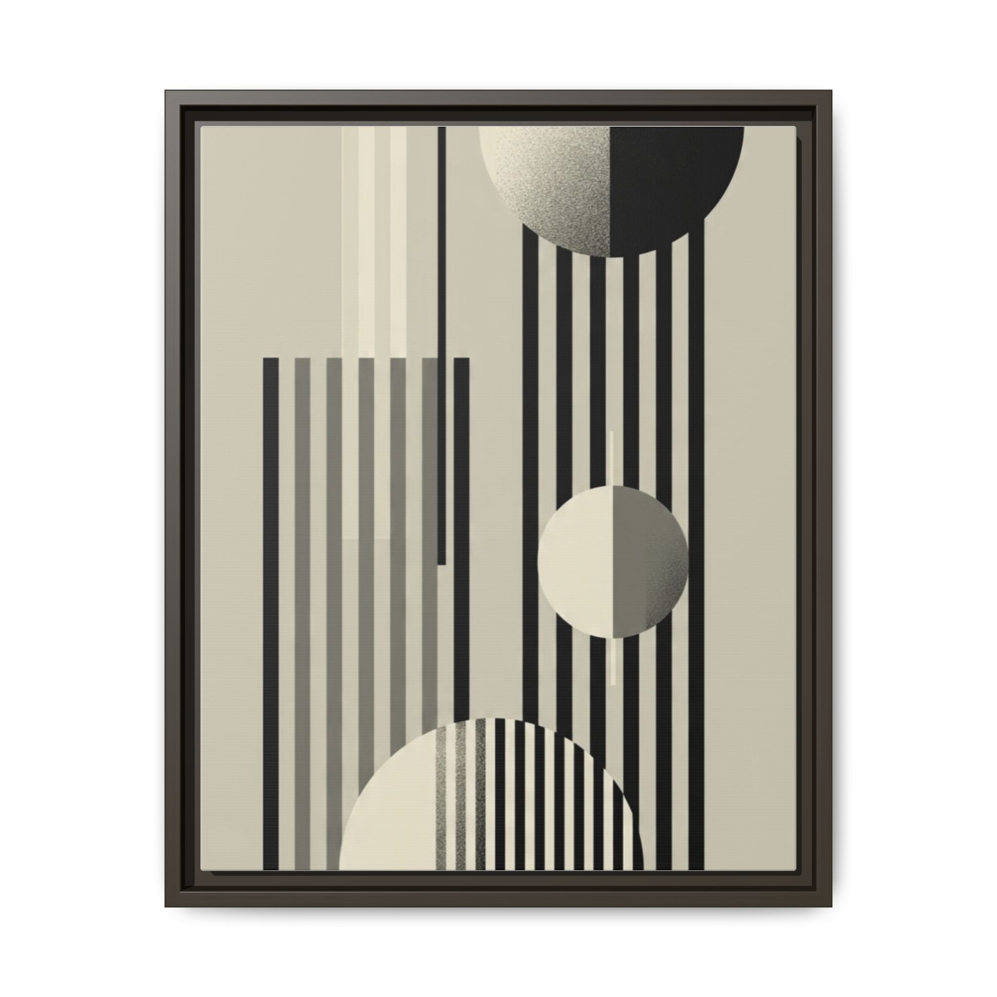 Abstract Geometric Canvas Print — Framed Matte Wall Art - Image 169