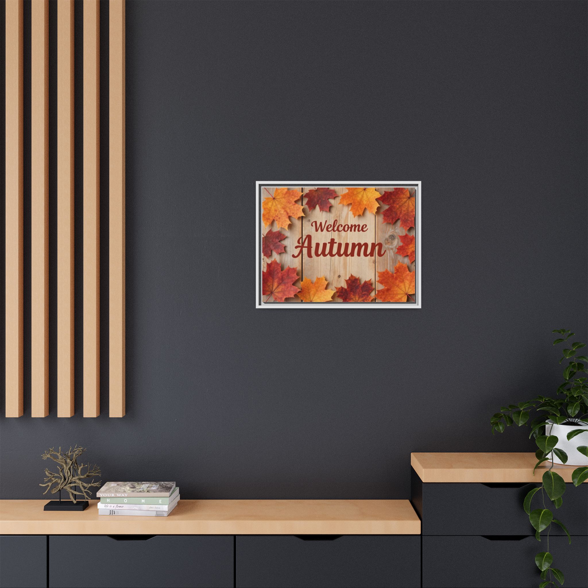 Welcome Autumn Framed Canvas Wall Art - Image 168