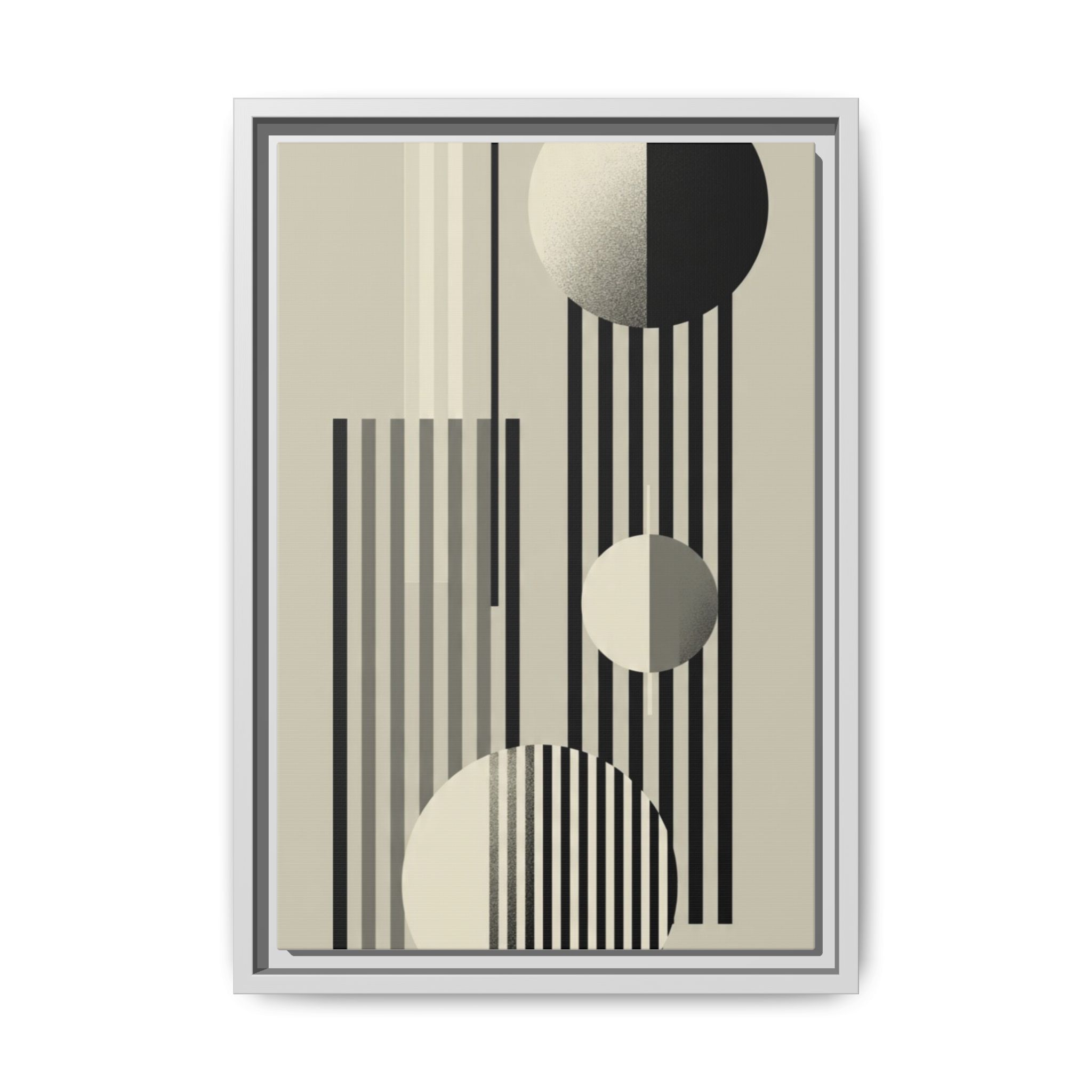 Abstract Geometric Canvas Print — Framed Matte Wall Art - Image 121