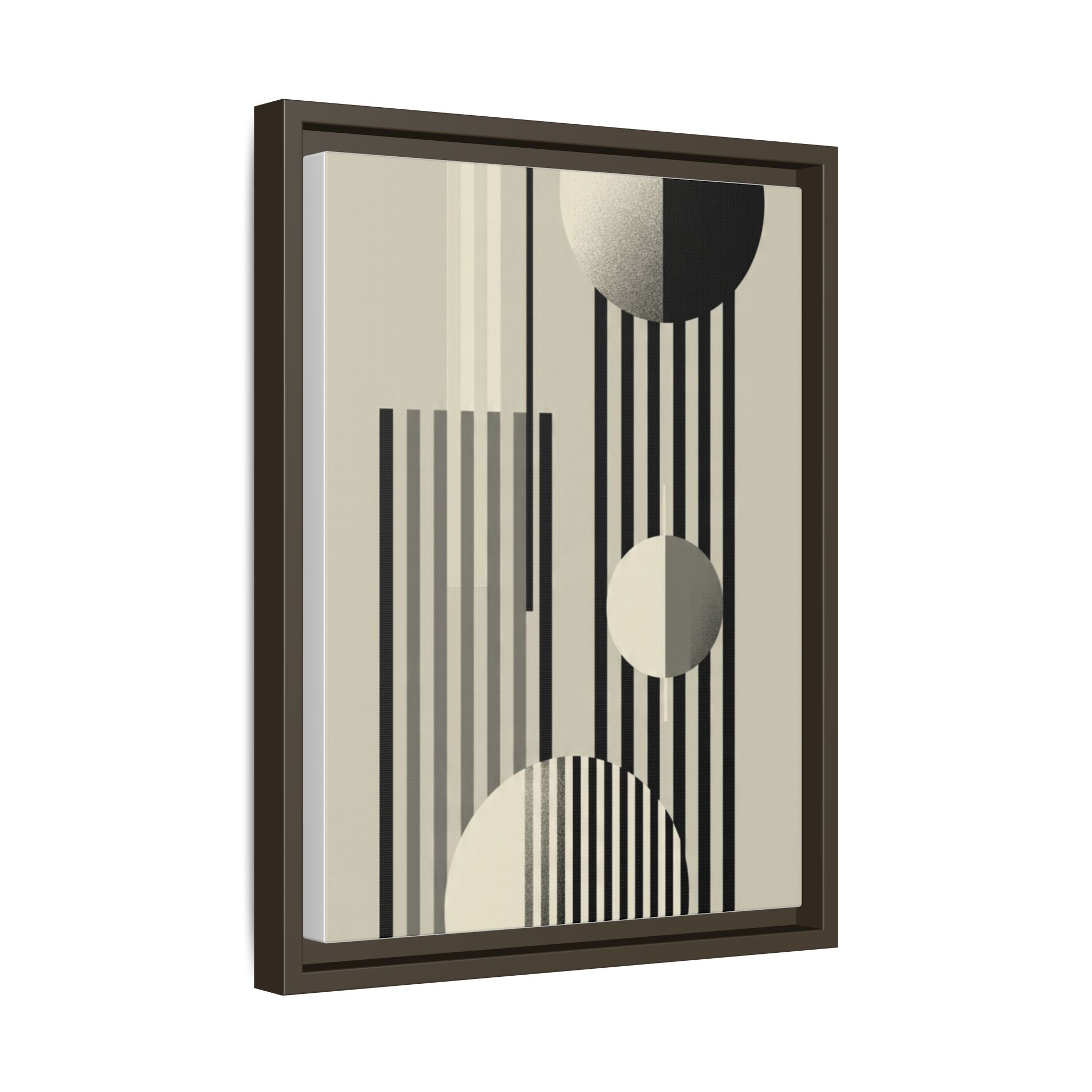 Abstract Geometric Canvas Print — Framed Matte Wall Art - Image 74