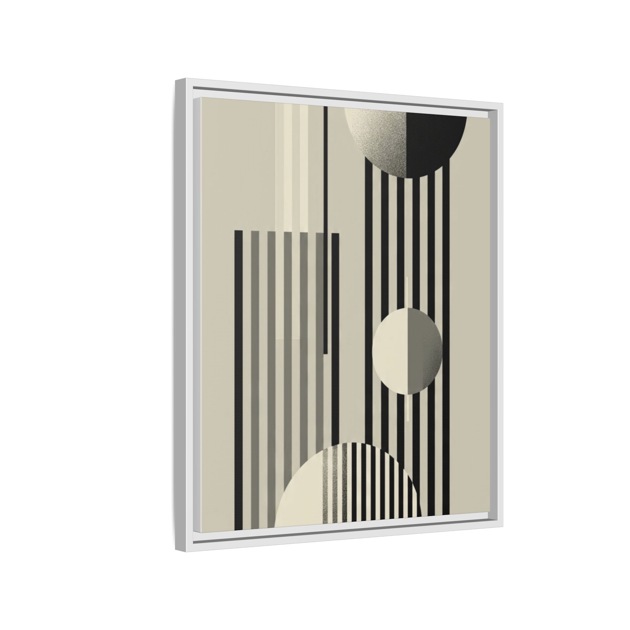 Abstract Geometric Canvas Print — Framed Matte Wall Art - Image 238