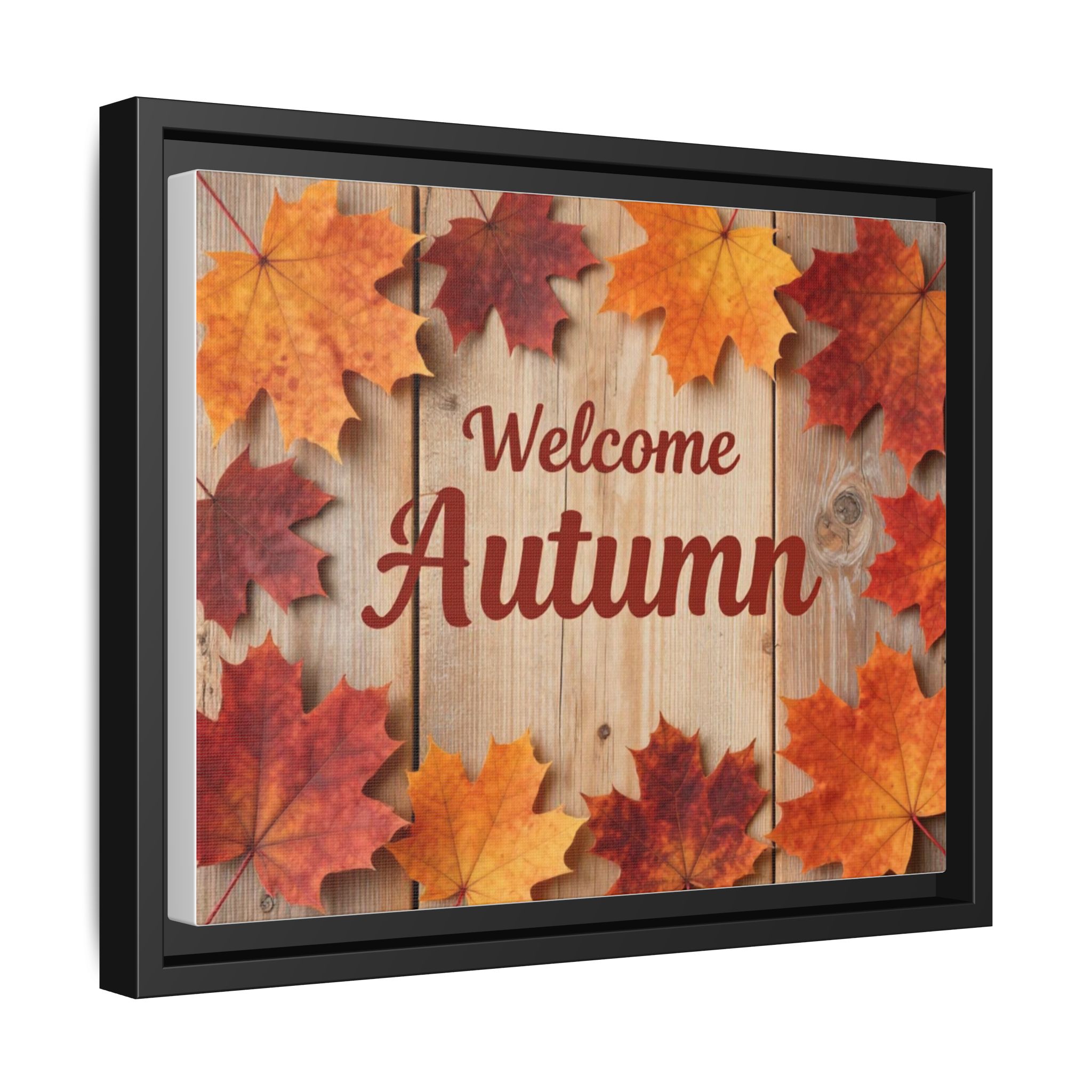 Welcome Autumn Framed Canvas Wall Art - Image 150