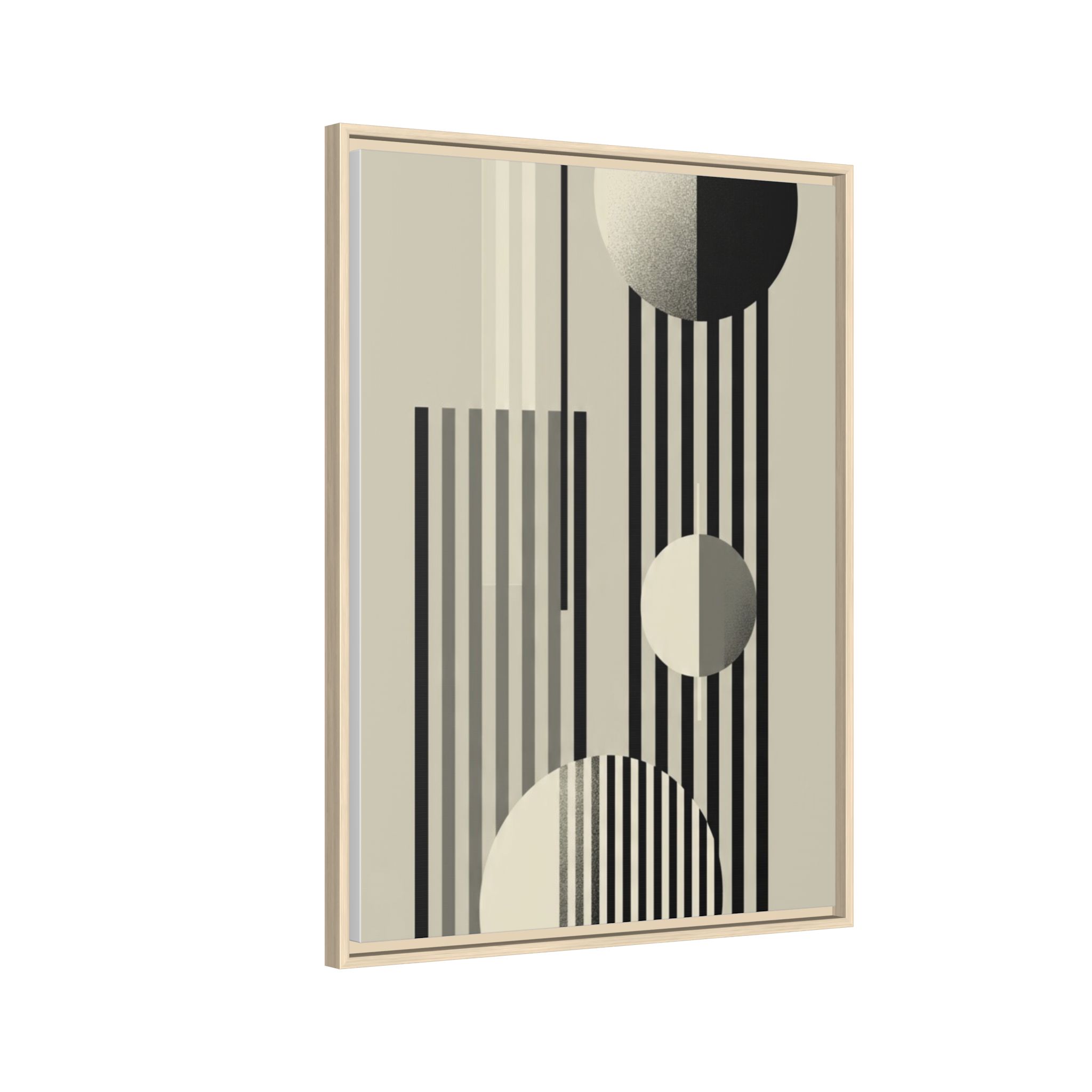 Abstract Geometric Canvas Print — Framed Matte Wall Art - Image 202