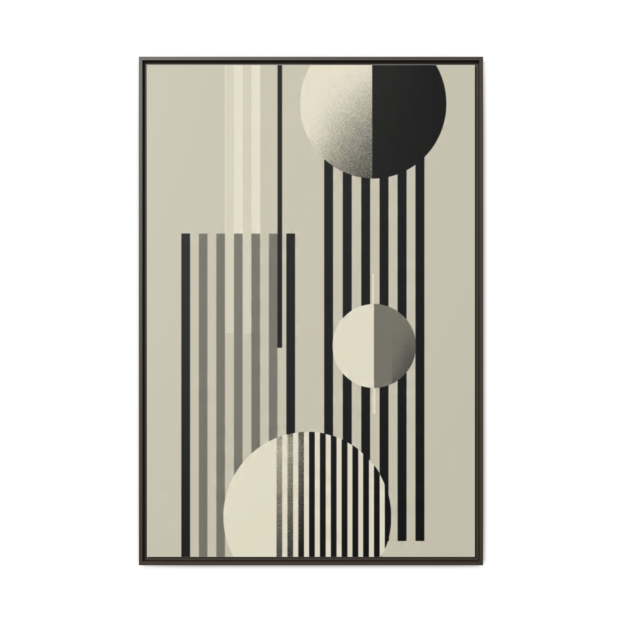 Abstract Geometric Canvas Print — Framed Matte Wall Art - Image 49